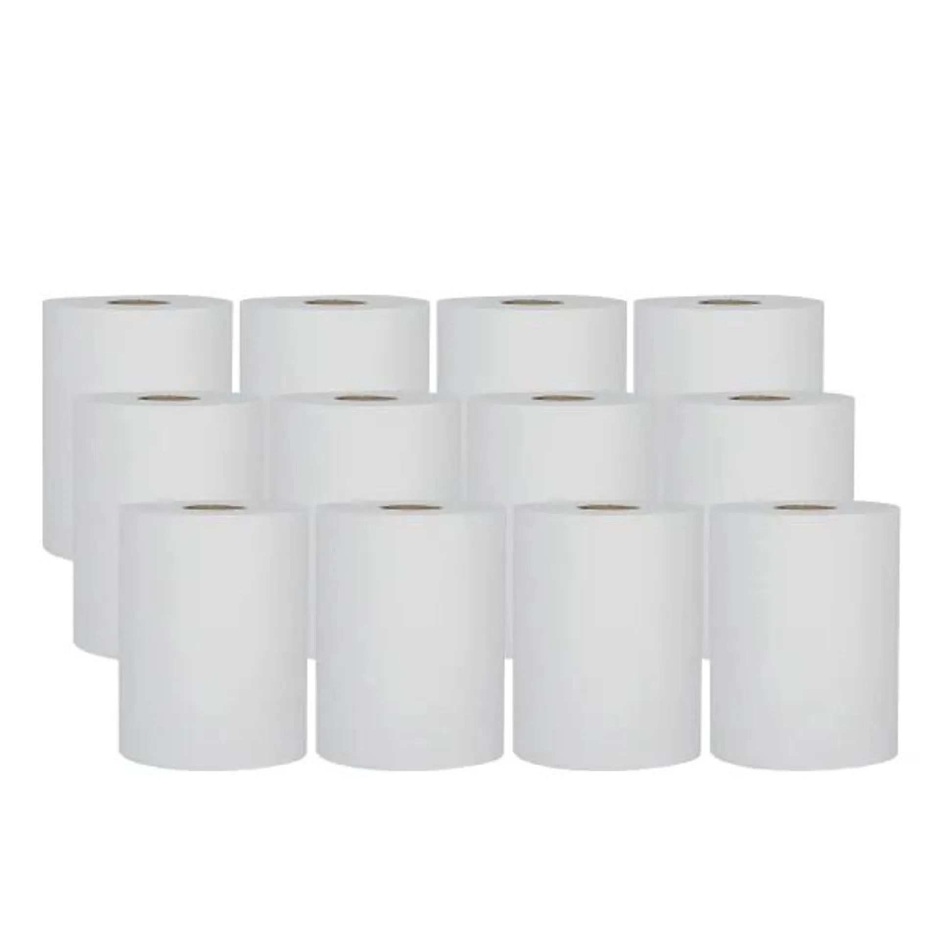 White Swan Single Ply Paper Towel Rolls, 20.3 cm × 152.4 m, 12-pack