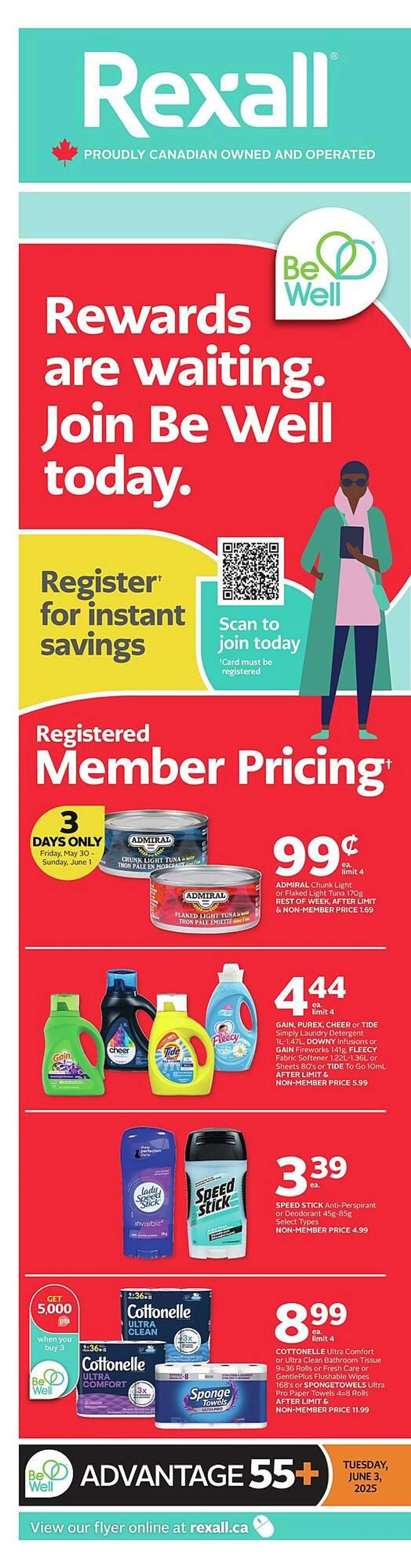 Rexall flyer from May 29 to June 5 2025 - flyer page 1