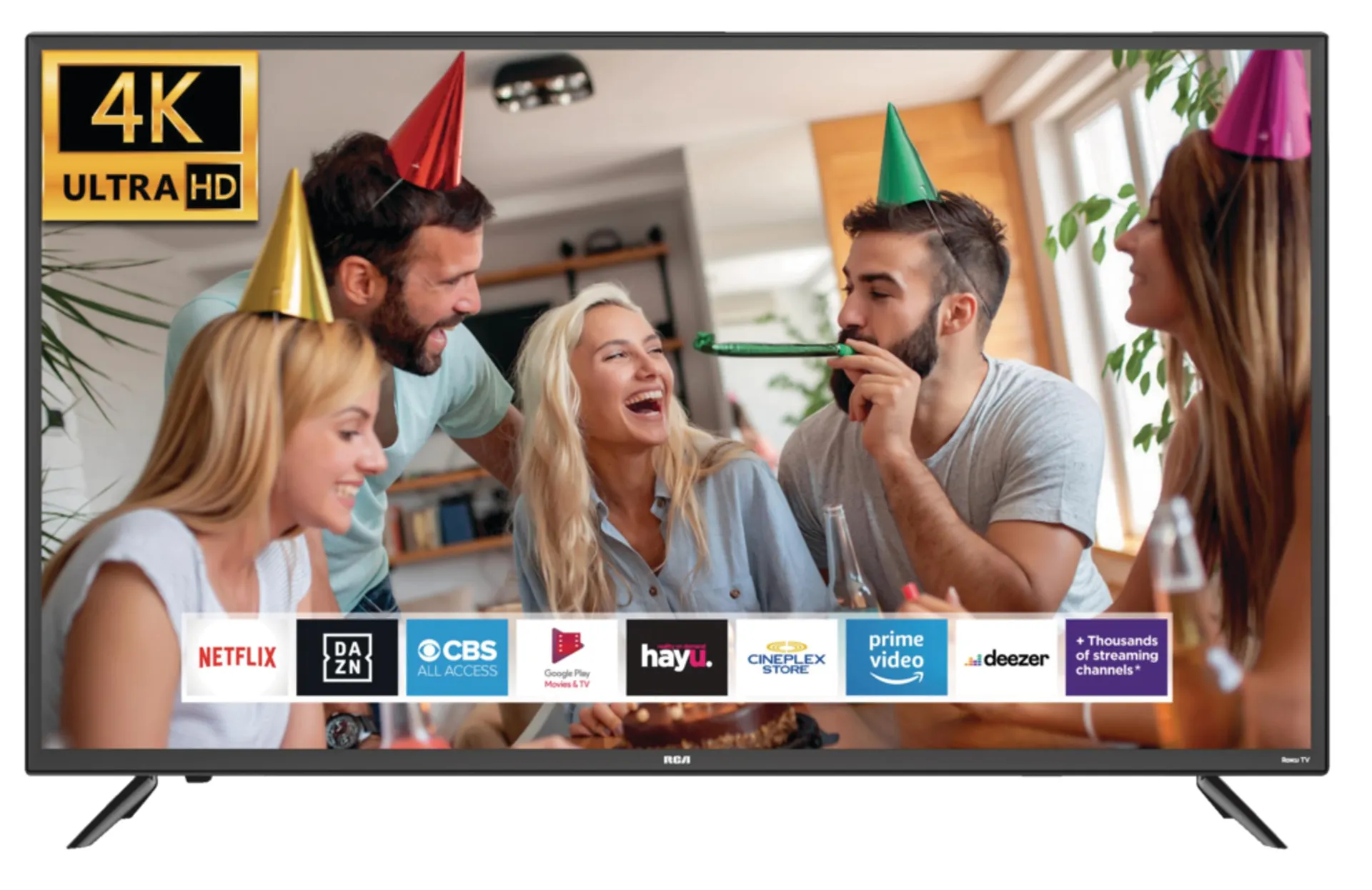 RCA 4K Ultra HD Roku Smart LED TV, 43-in