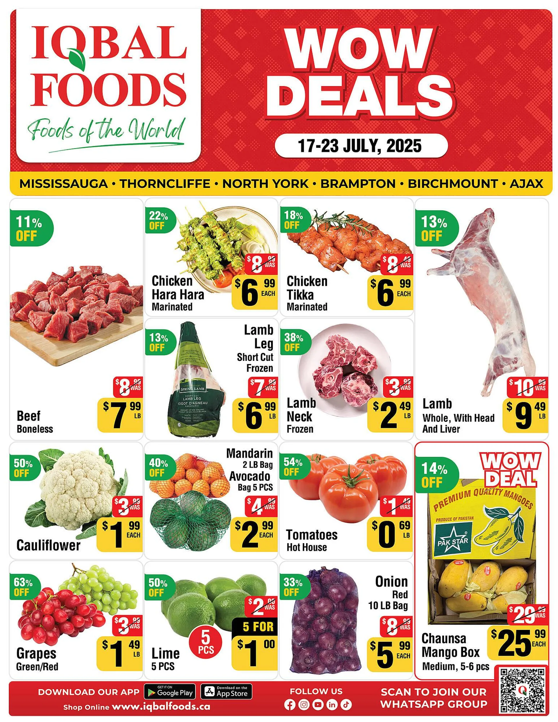 Iqbal Foods flyer from July 17 to July 23 2025 - flyer page 1
