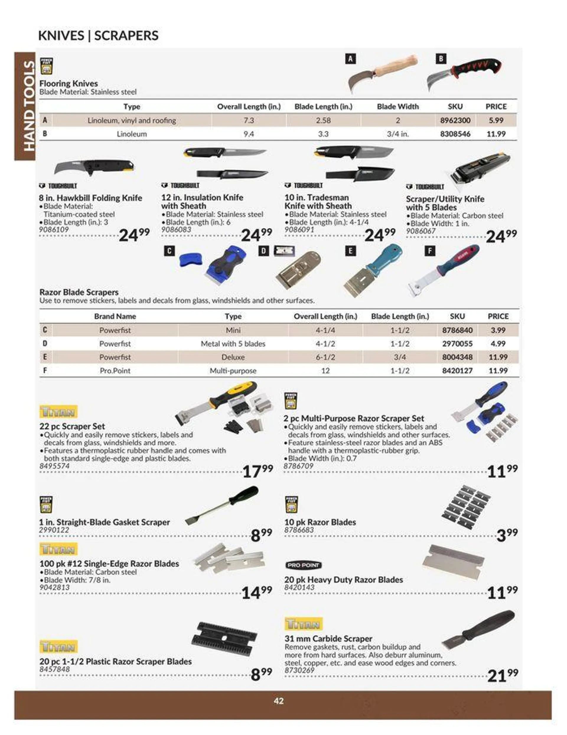 Hand Tools Catalogue from April 23 to April 22 2025 - flyer page 42