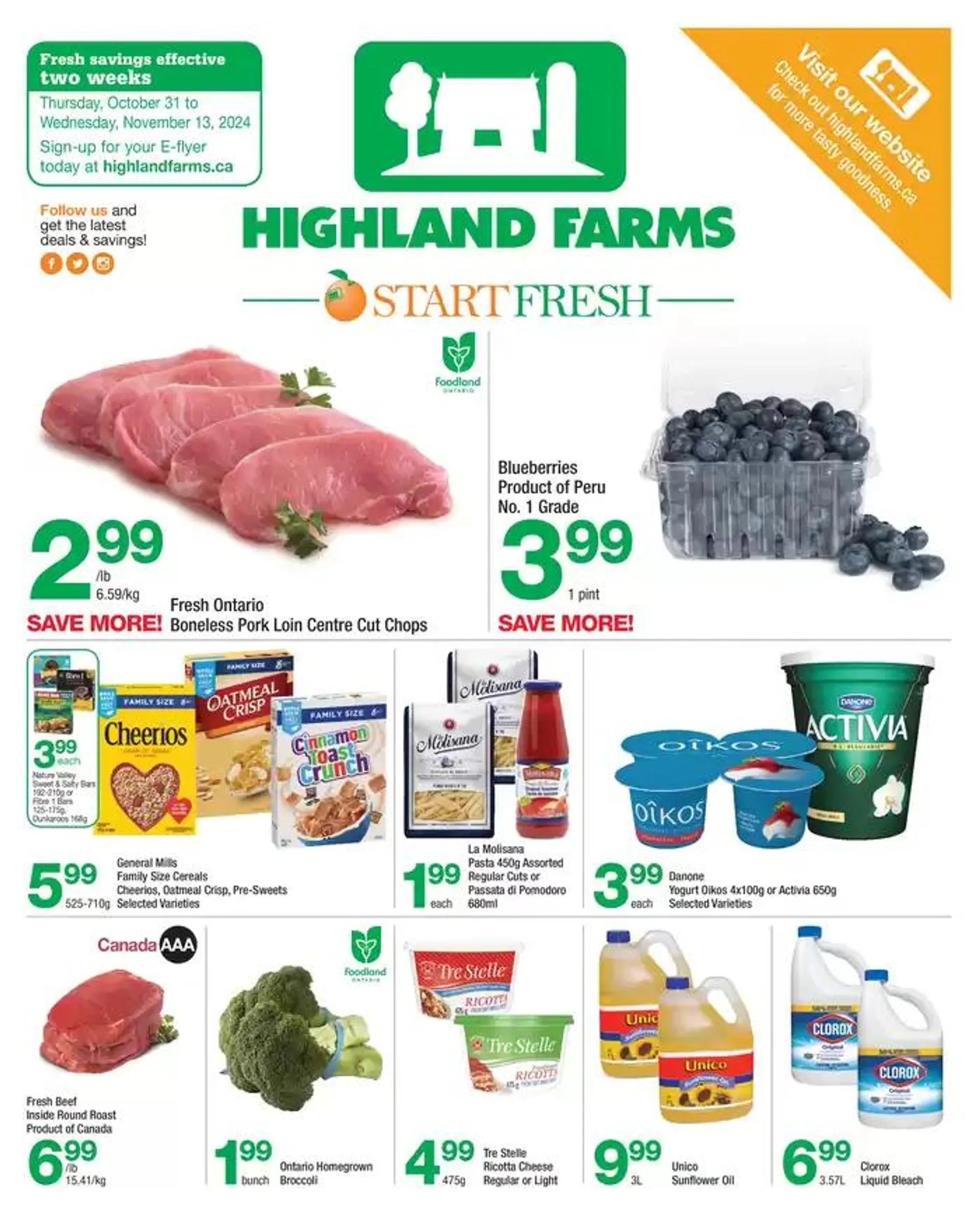 Highland Farms flyer - 1