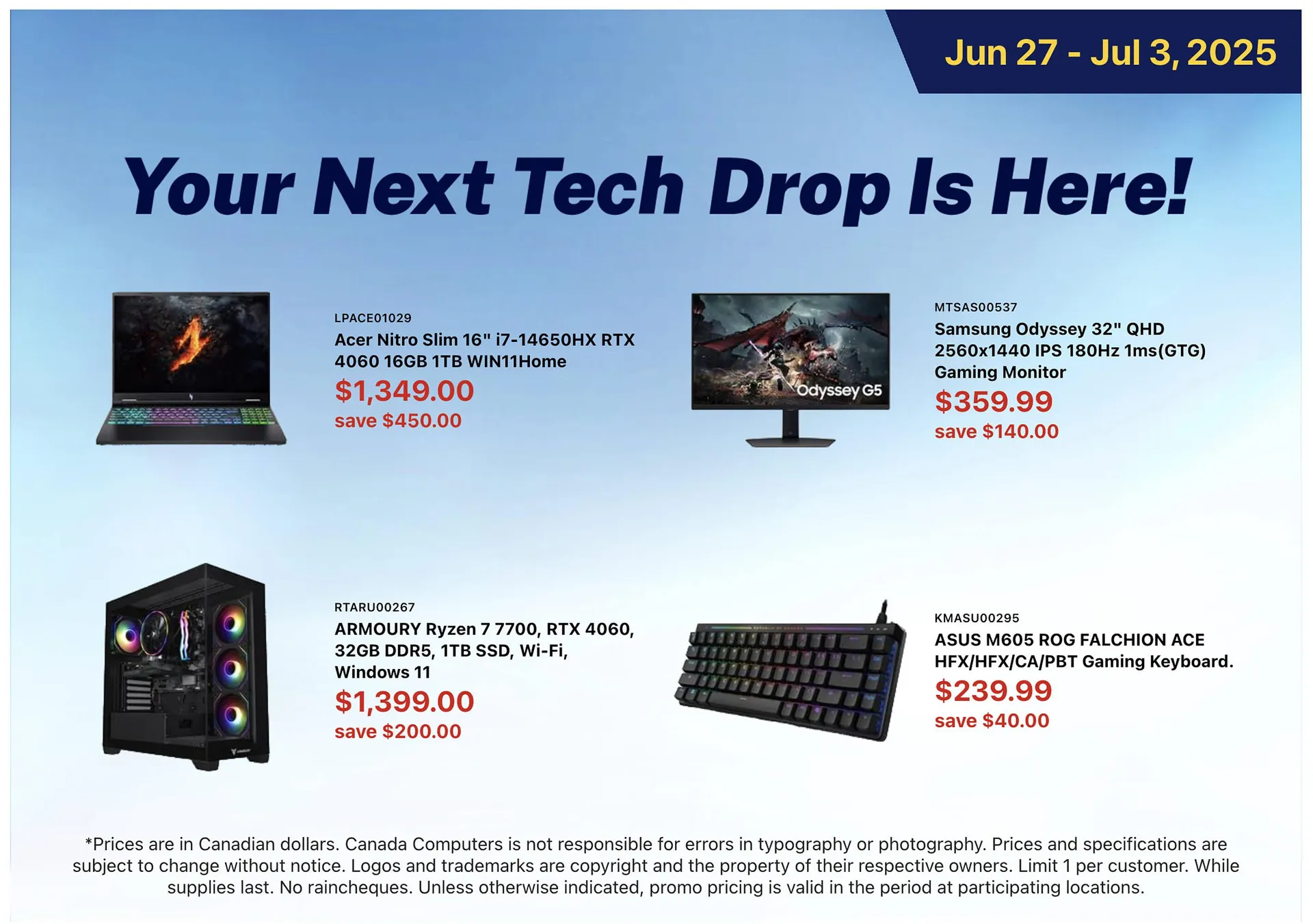 Canada Computers flyer - 1