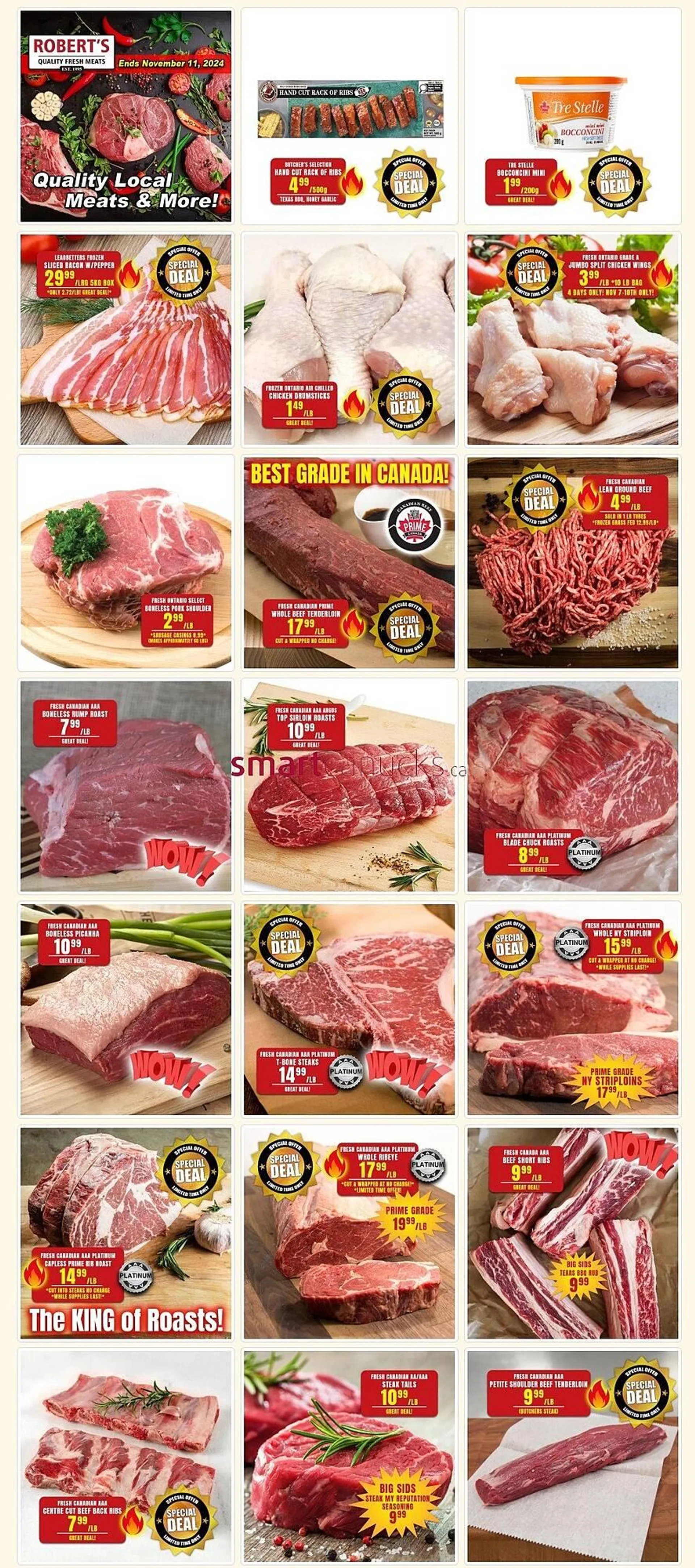 Roberts Fresh and Boxed Meats flyer - 1