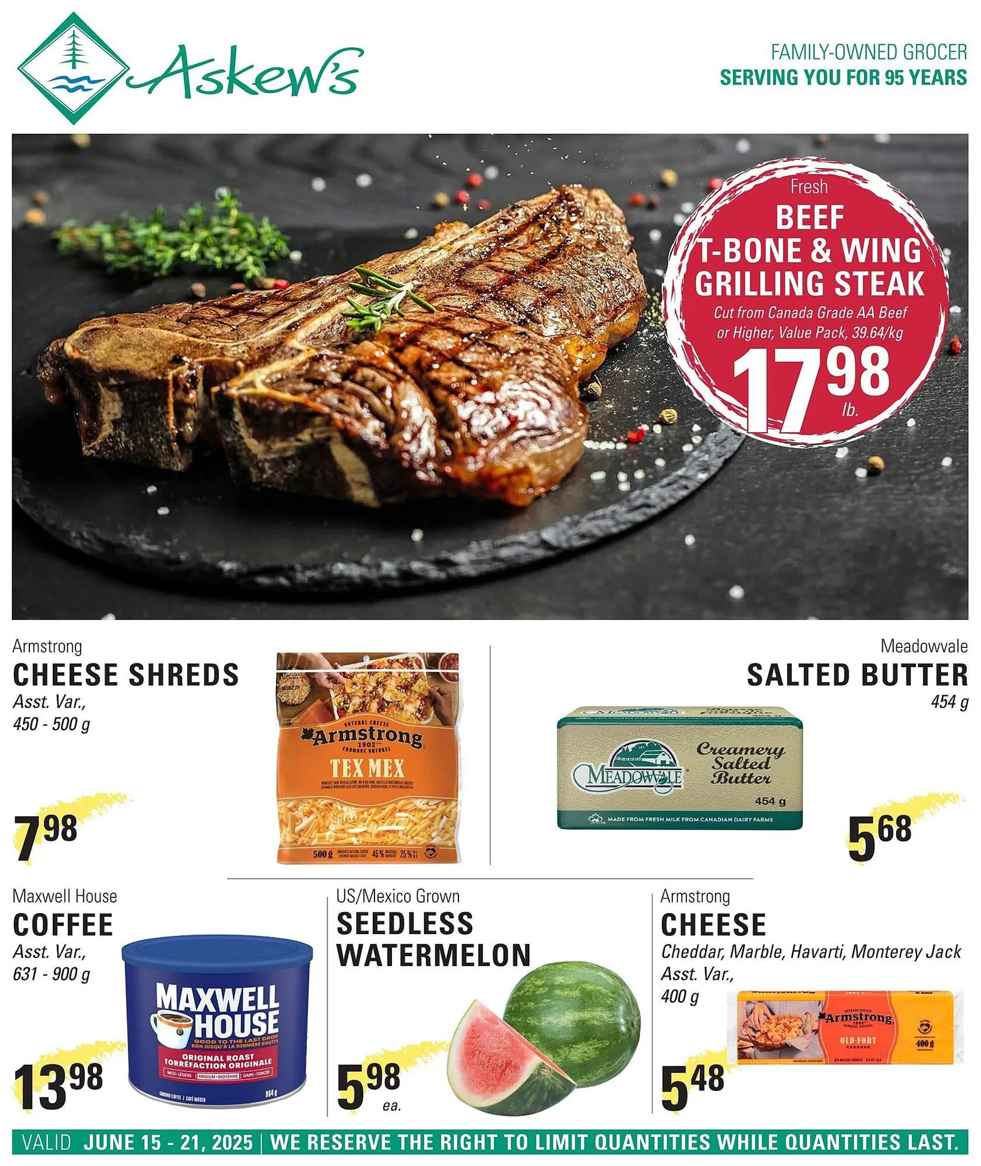 Askews Foods flyer from June 15 to June 21 2025 - flyer page 1