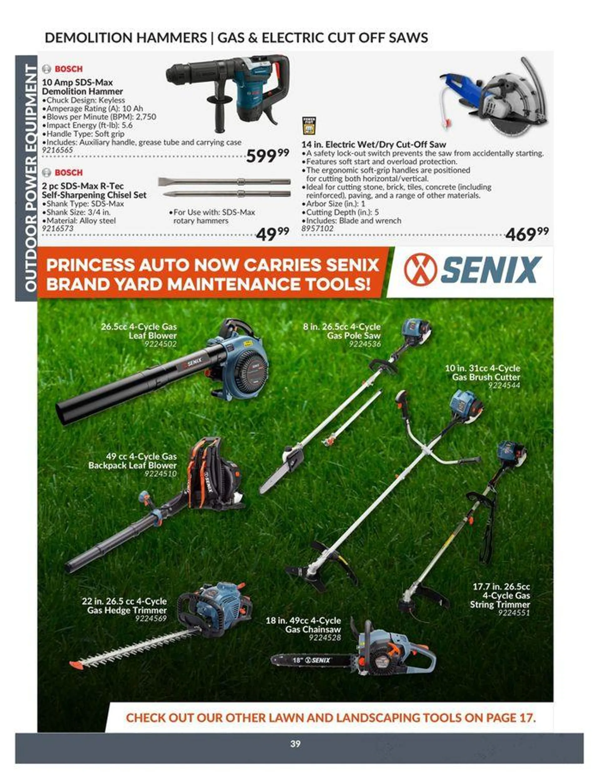 OUTDOOR POWER EQUIPMENT from April 23 to April 22 2025 - flyer page 39