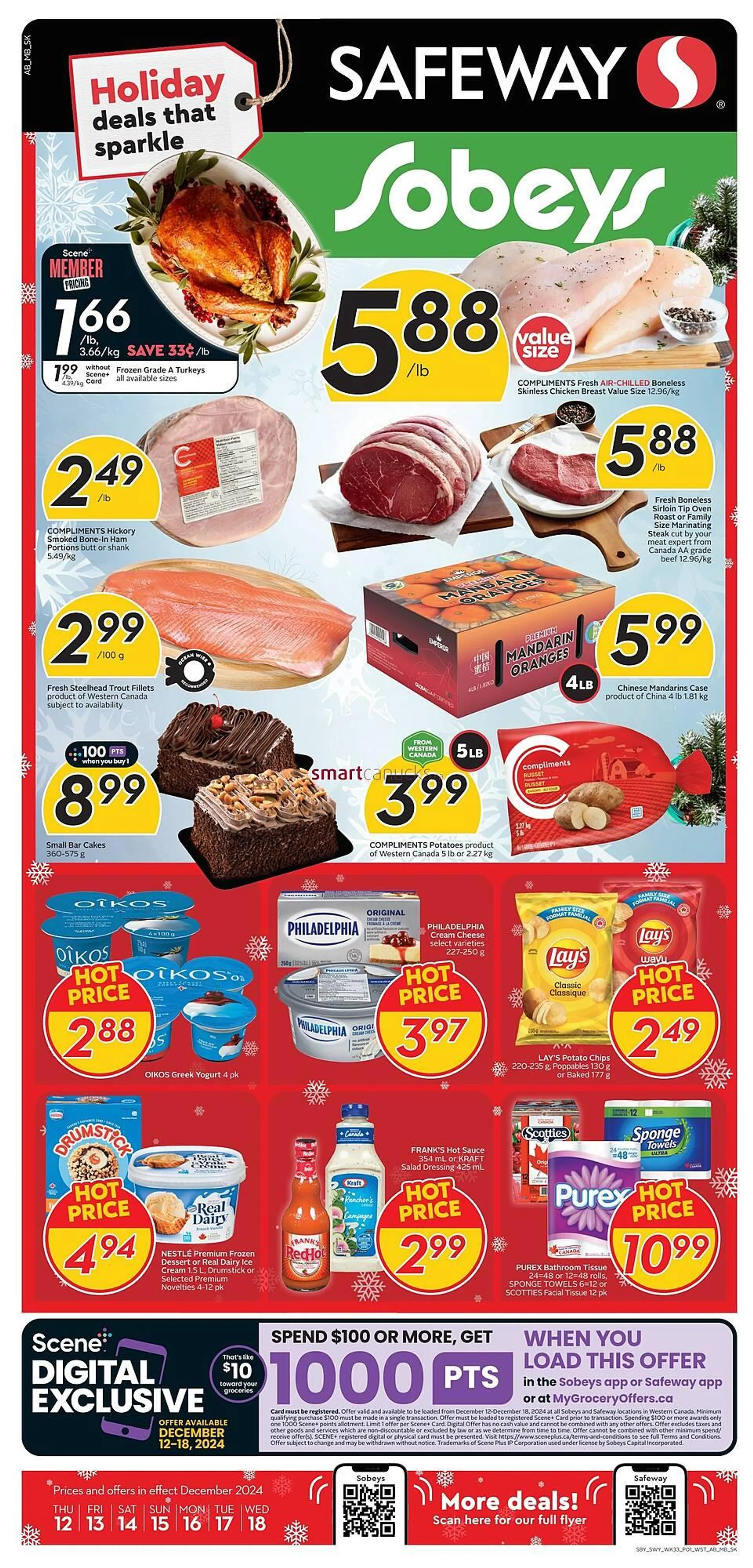 Safeway flyer from December 12 to December 18 2024 - flyer page 2