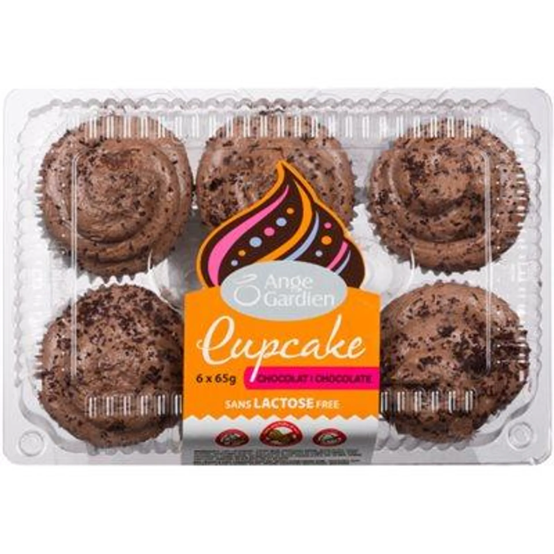 Ange Gardien Cupcake Chocolat 6 x 65 g