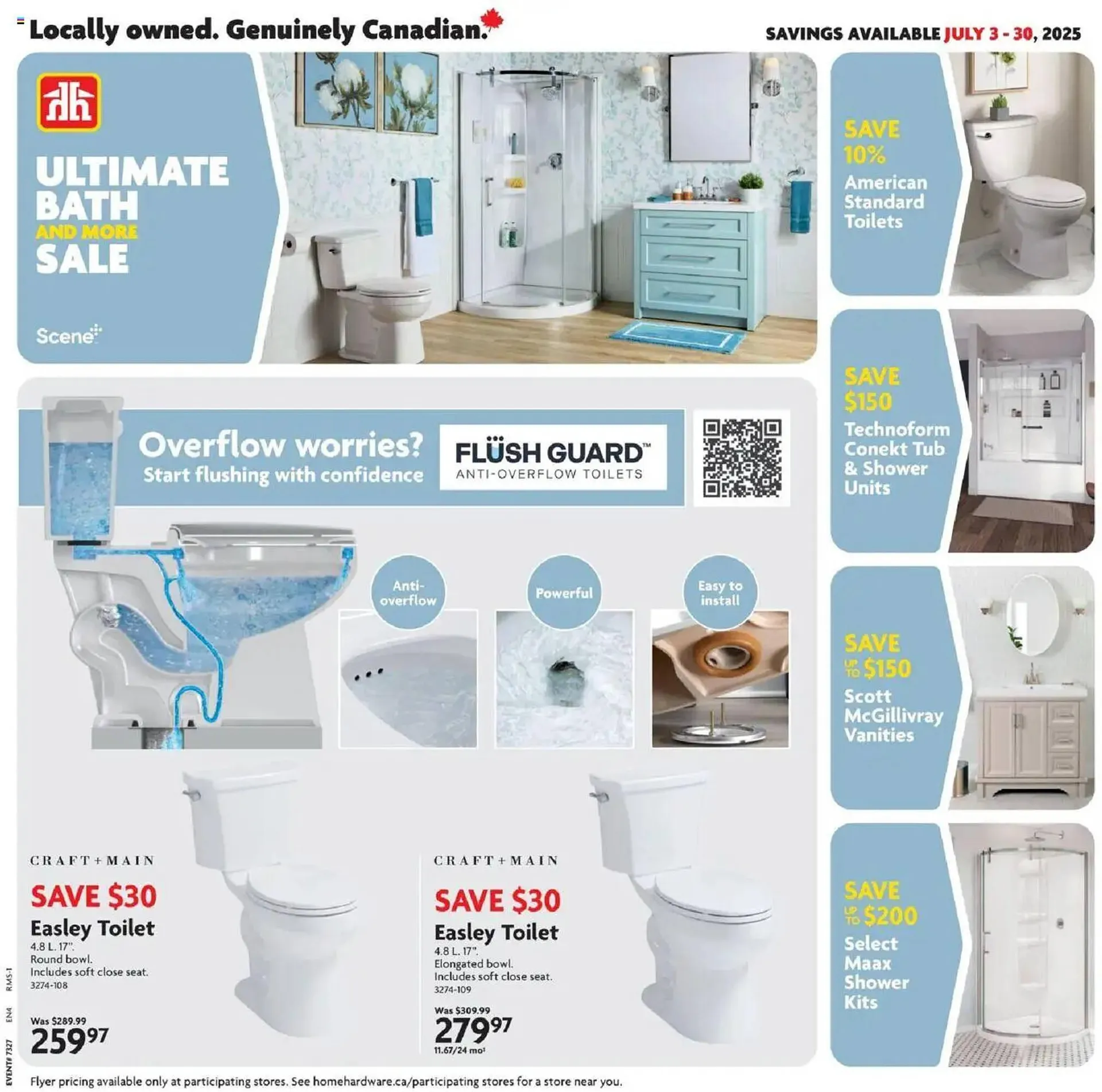 Home Hardware flyer from July 3 to July 31 2025 - flyer page 1
