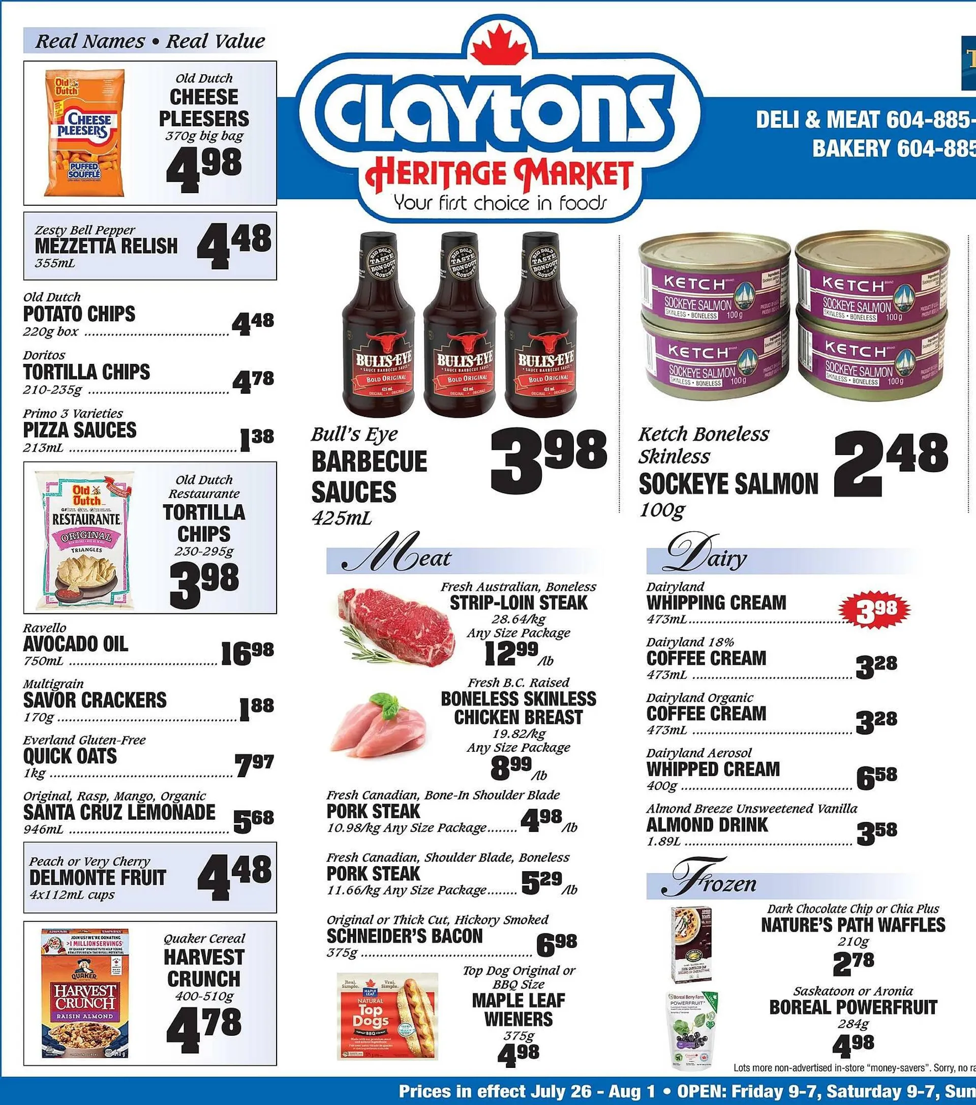 Claytons Heritage Market flyer - 1