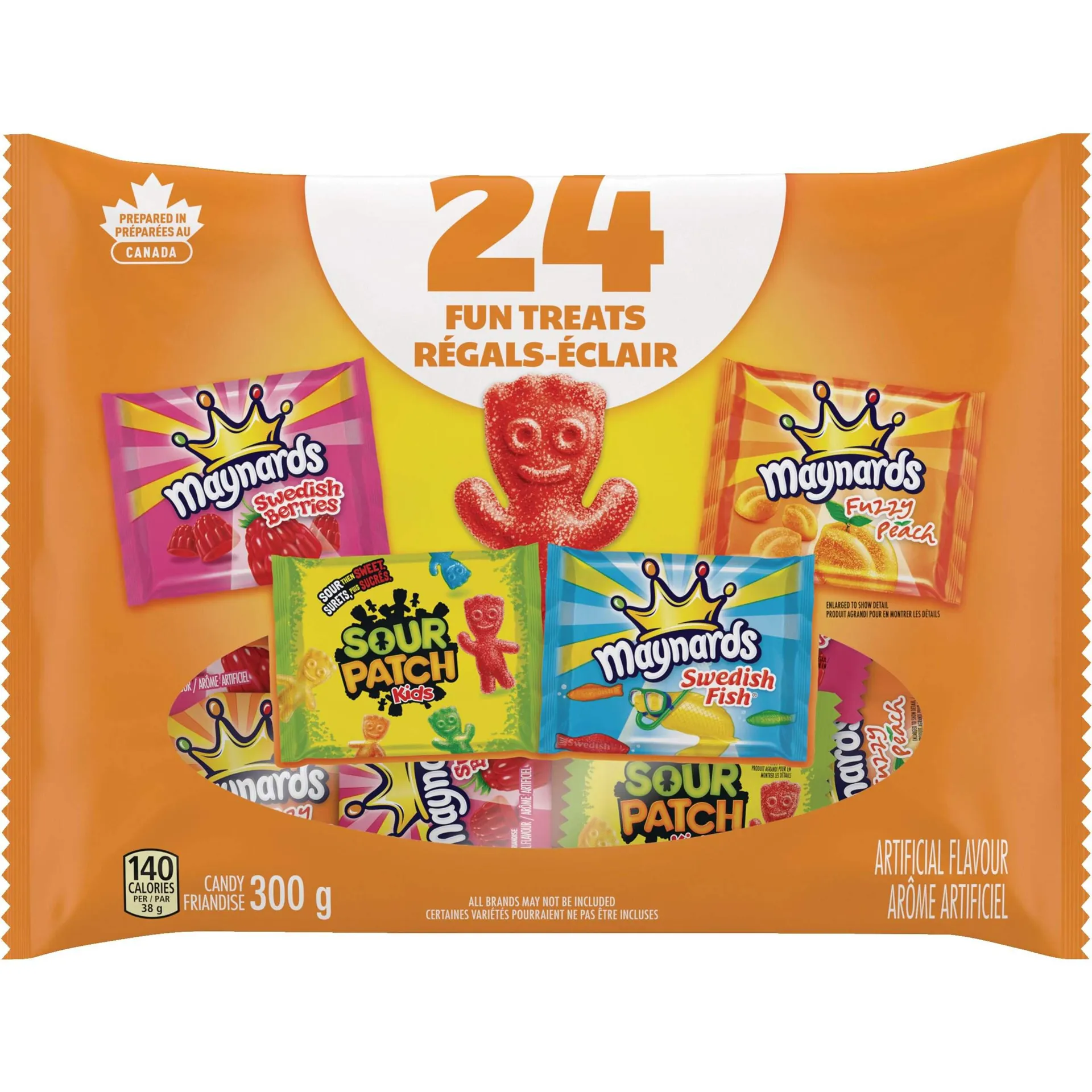 Maynard's Fun Treats Assorted Gummy Candy Pack, 24-pk