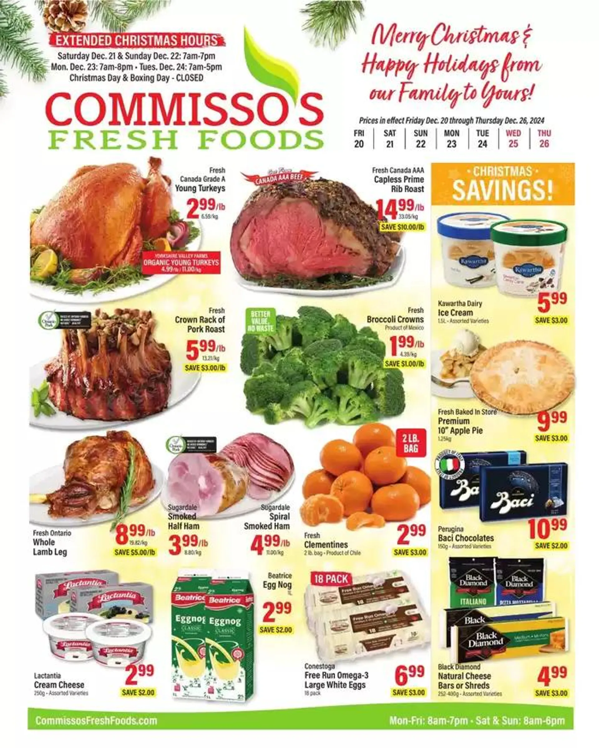 Commissos Fresh Foods weeky flyer - 1