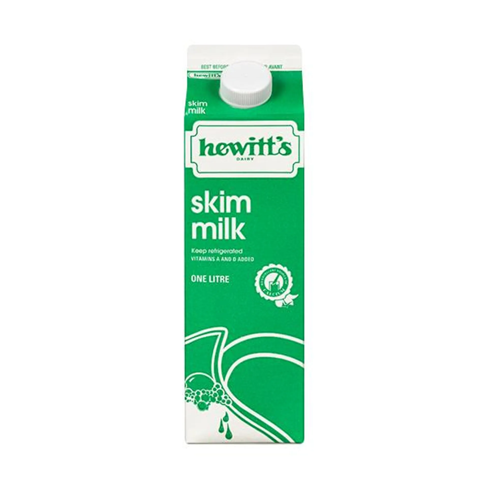 Hewitt's Skim Milk - 1 L