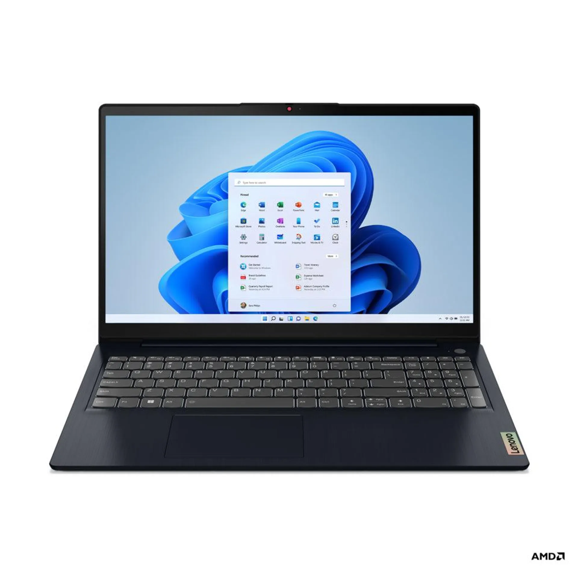 Lenovo Ideapad 3 15.6" Laptop - AMD Ryzen 5 5625U - 256GB SSD - 8GB RAM - Windows 11 Home