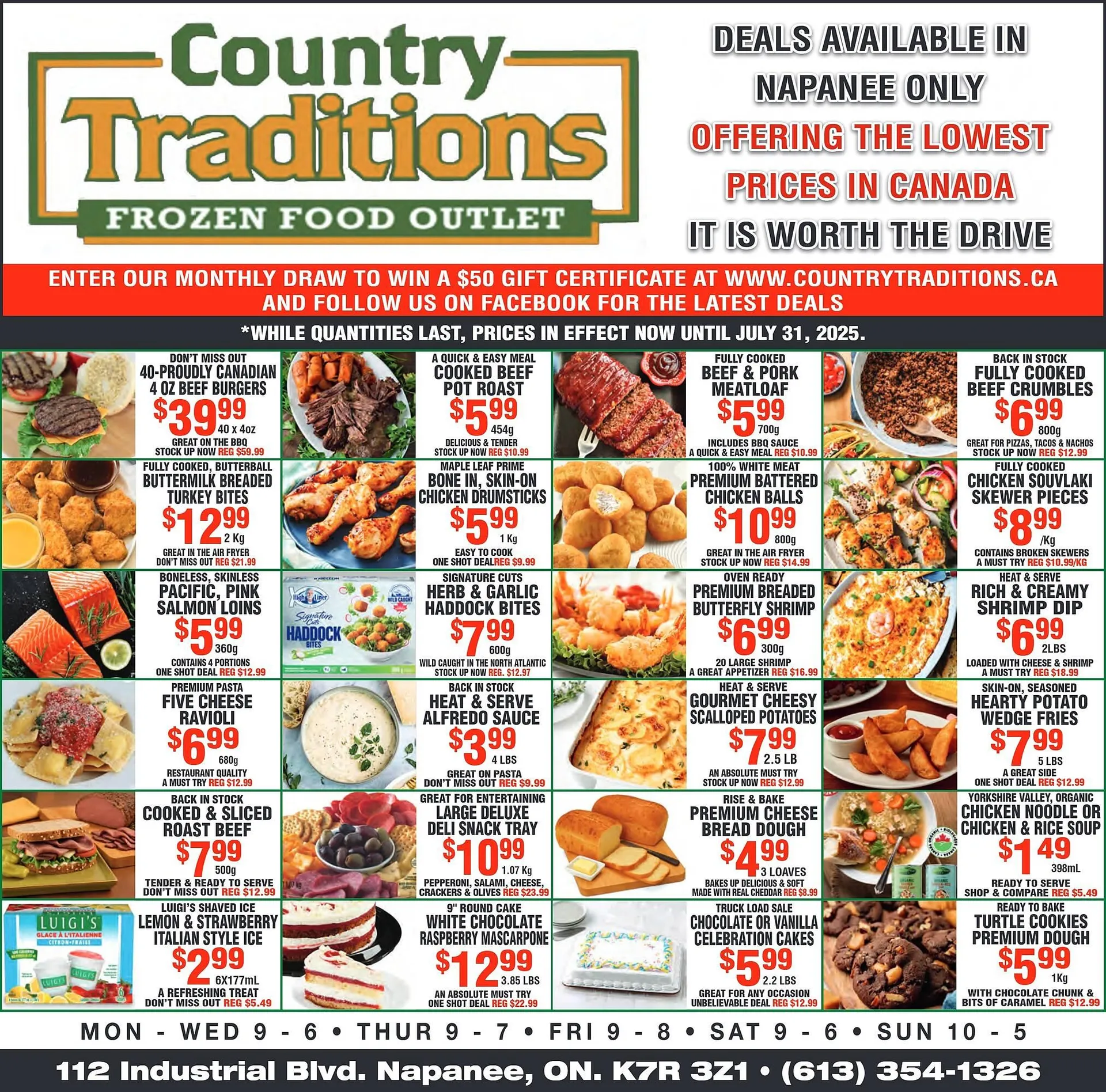 Country Traditions flyer from July 24 to July 30 2025 - flyer page 1