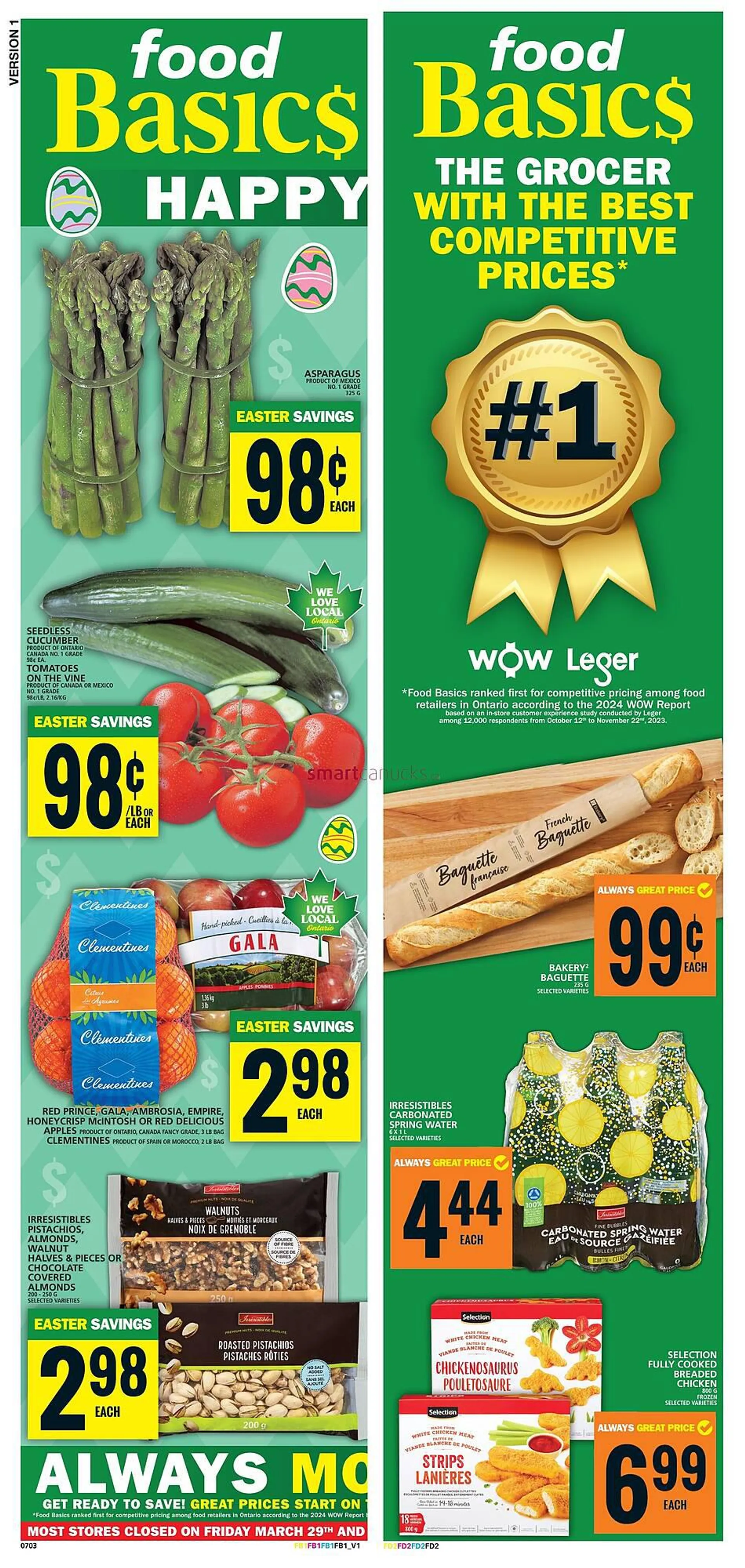 Food Basics flyer from March 27 to April 2 2024 - flyer page 