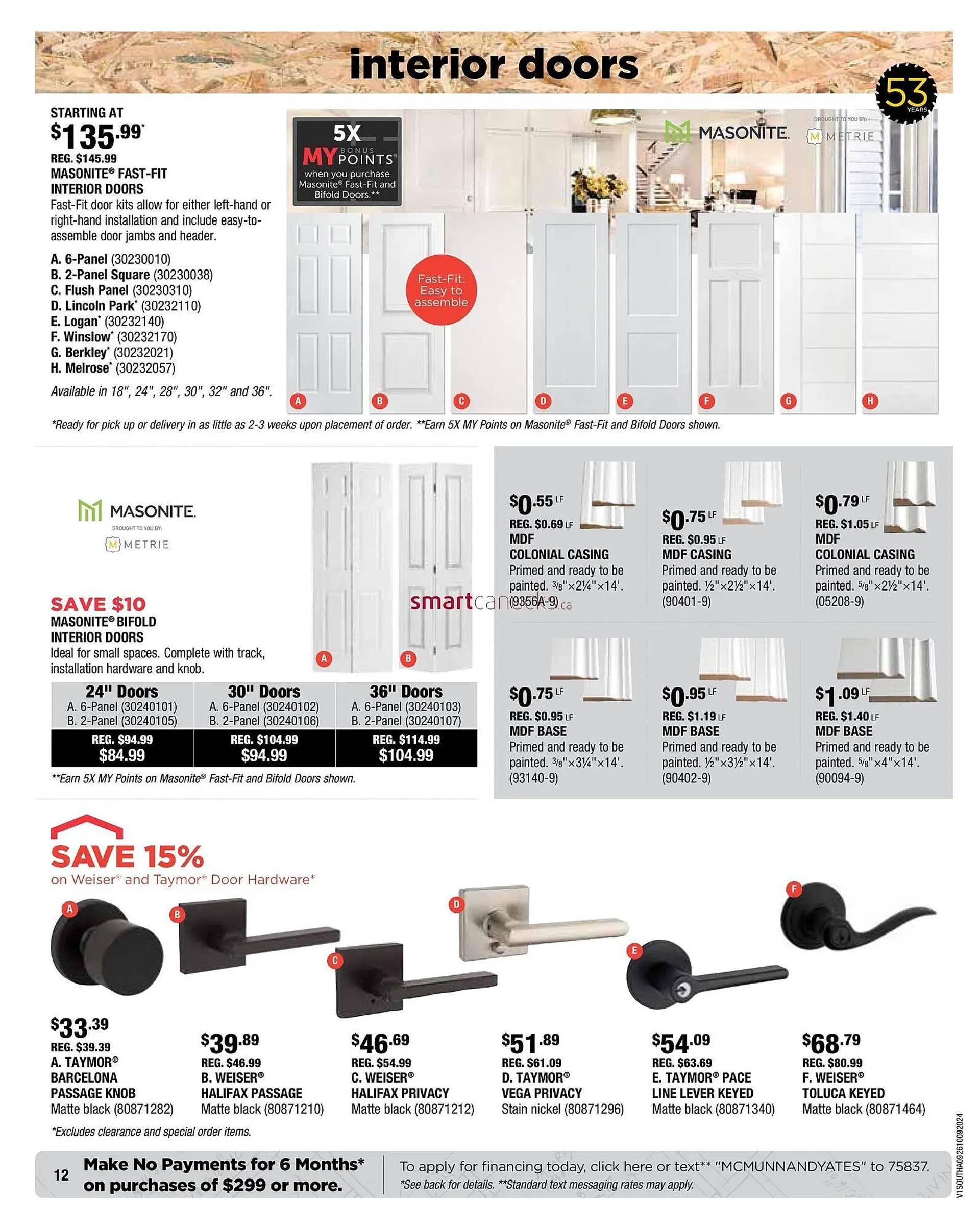 McMunn & Yates Building Supplies flyer from September 26 to October 2 2024 - flyer page 12