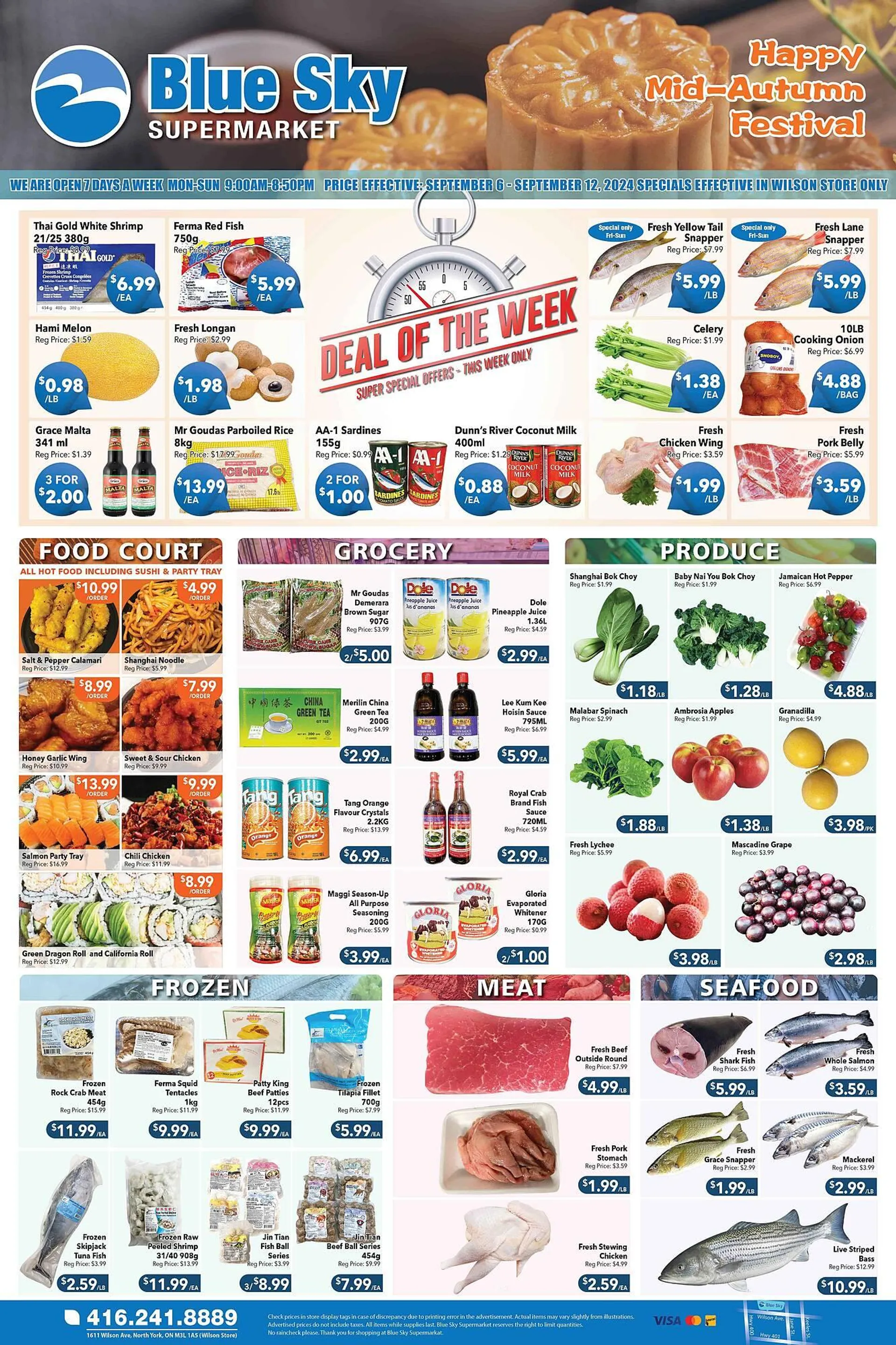 Blue Sky Supermarket flyer - 1