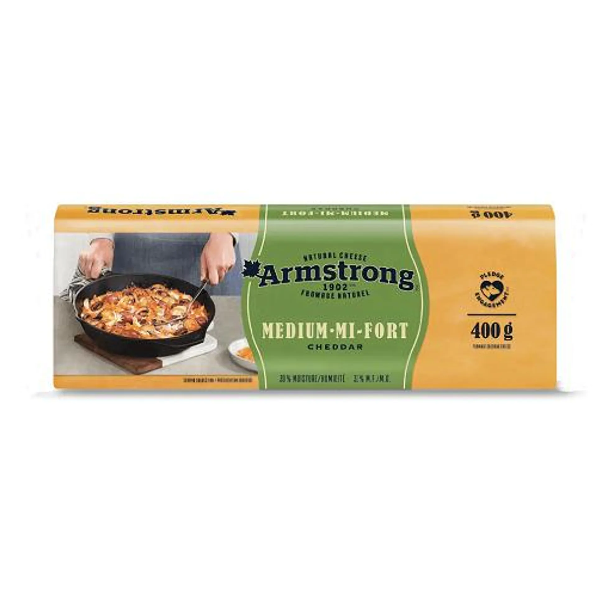 Armstrong Medium Fort Cheddar Block 400g