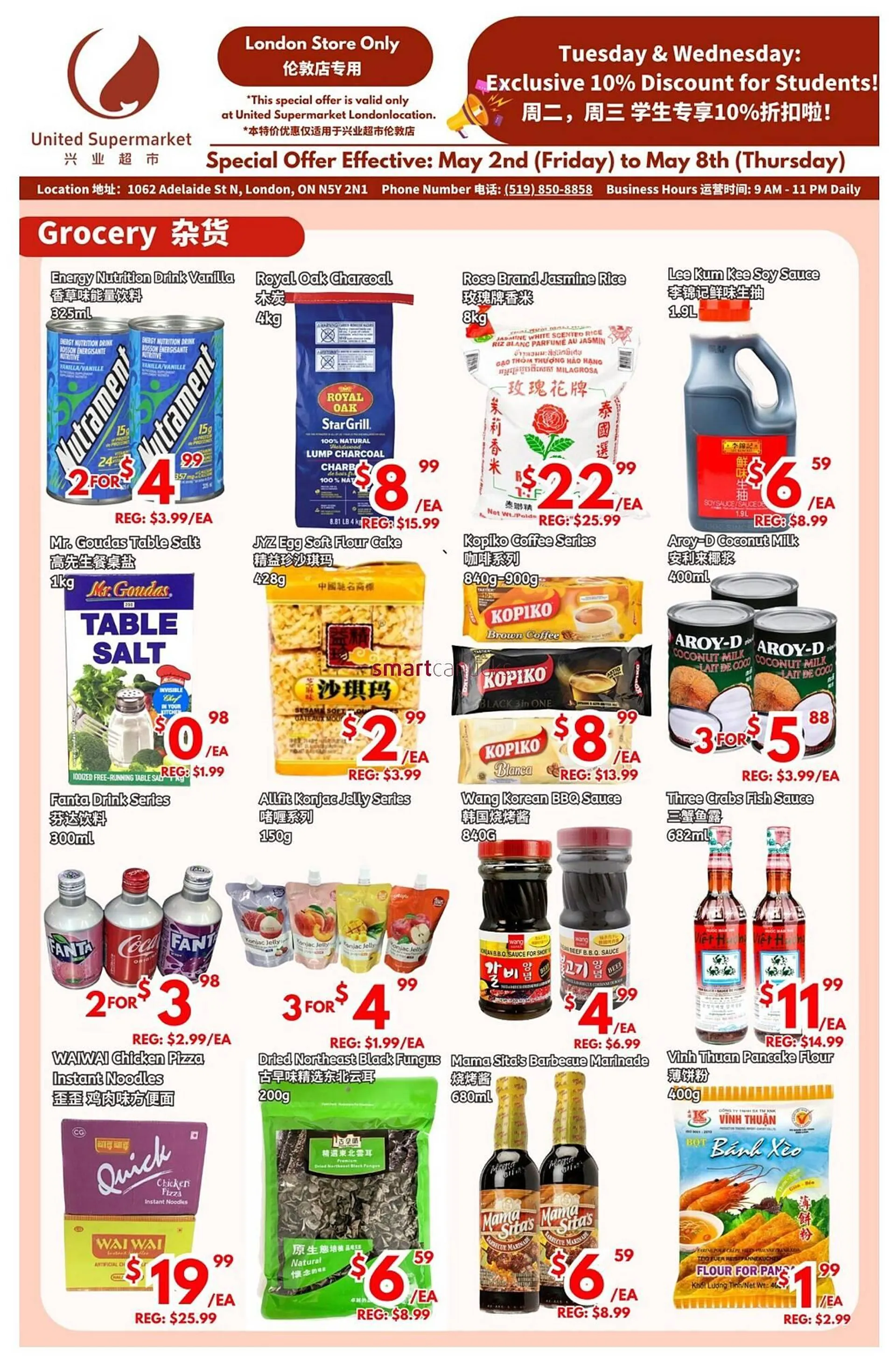 United Supermarket flyer - 1