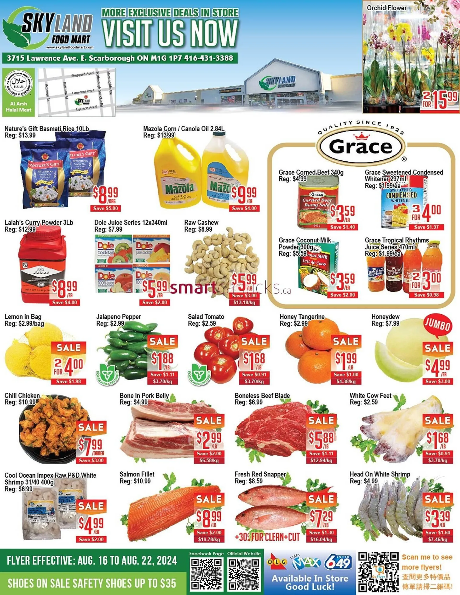 Skyland Foodmart flyer - 1