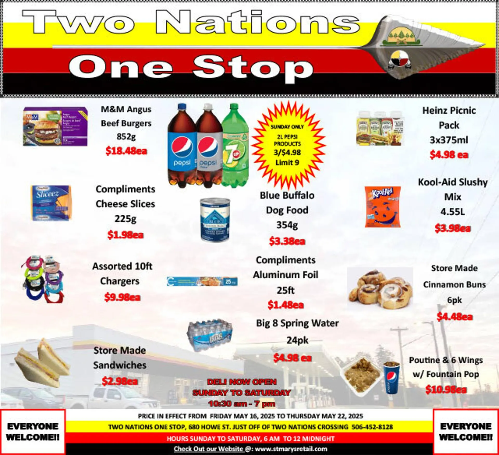 Two Nations One Stop flyer - 1