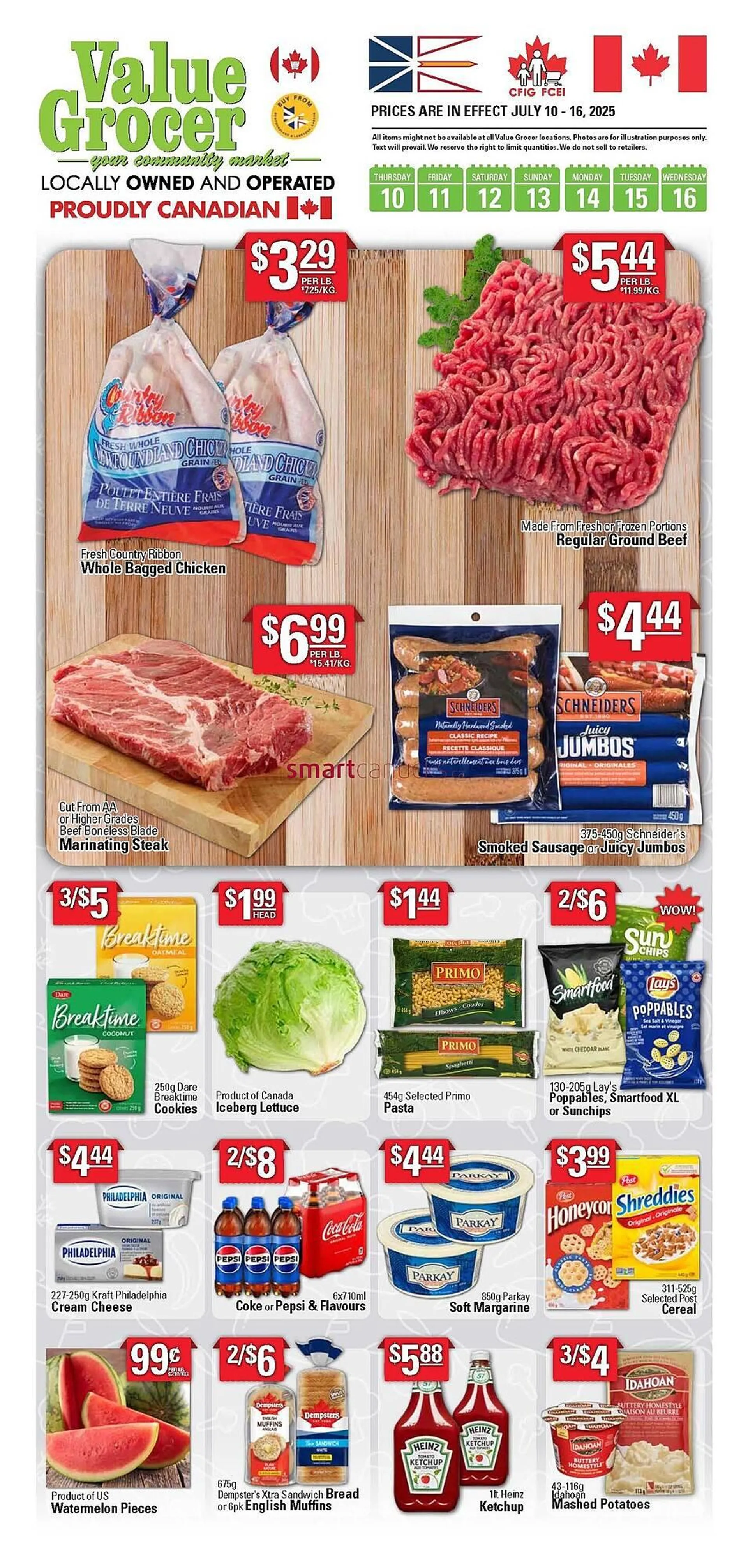Value Grocer flyer from July 9 to July 15 2025 - flyer page 1