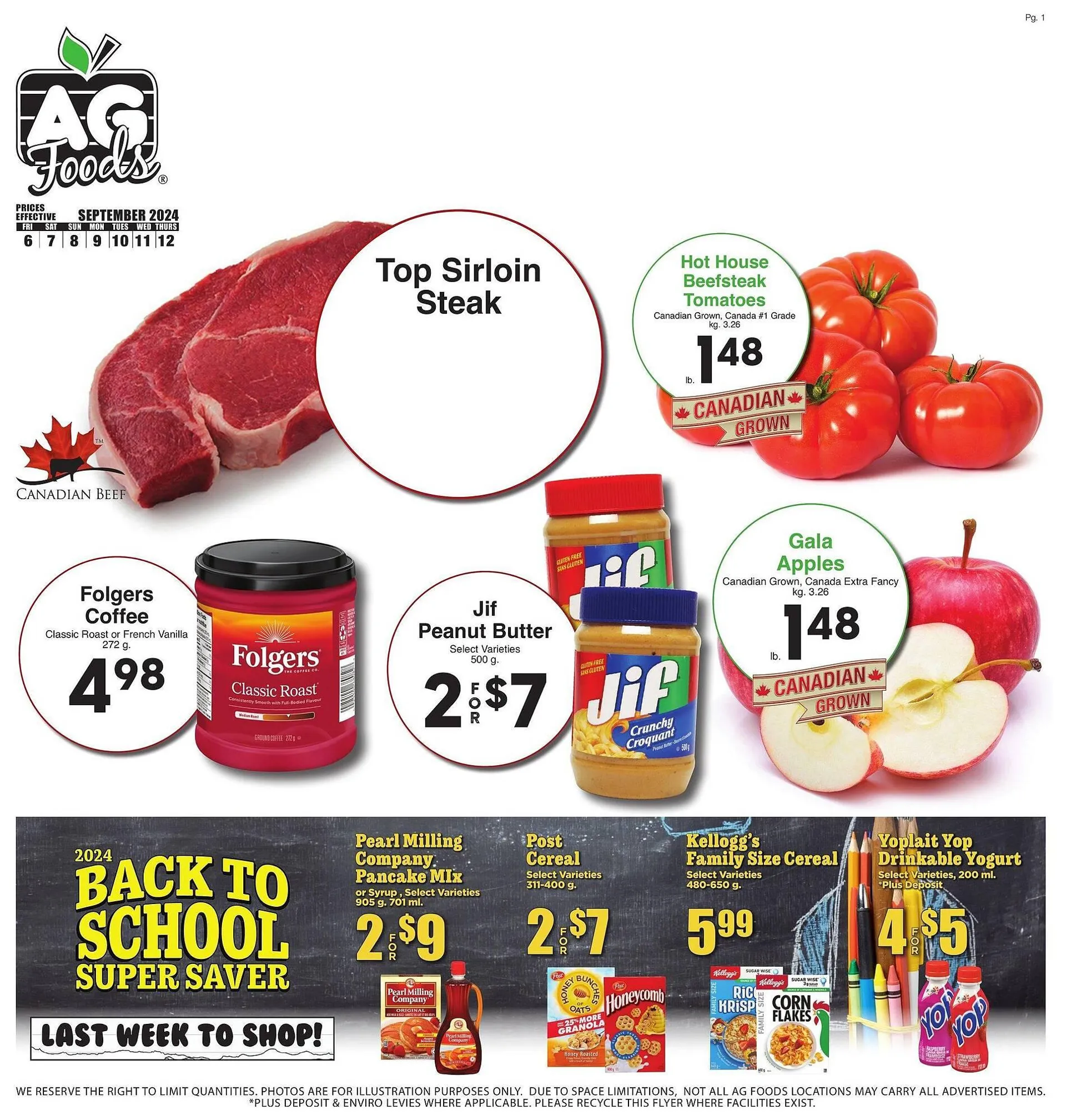 AG Foods flyer - 1