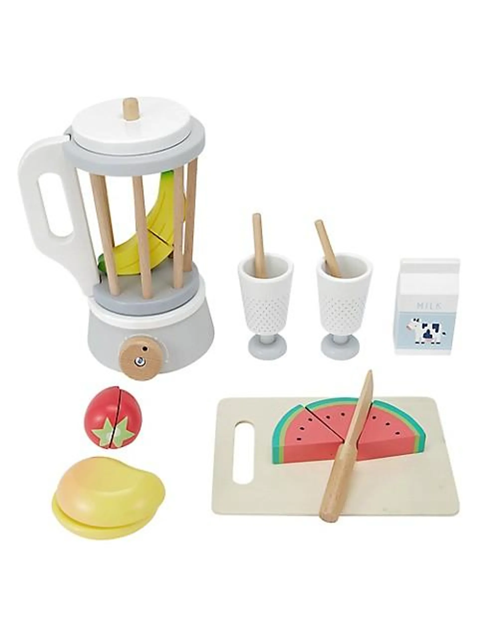 12-Piece Wooden Blender Play Set