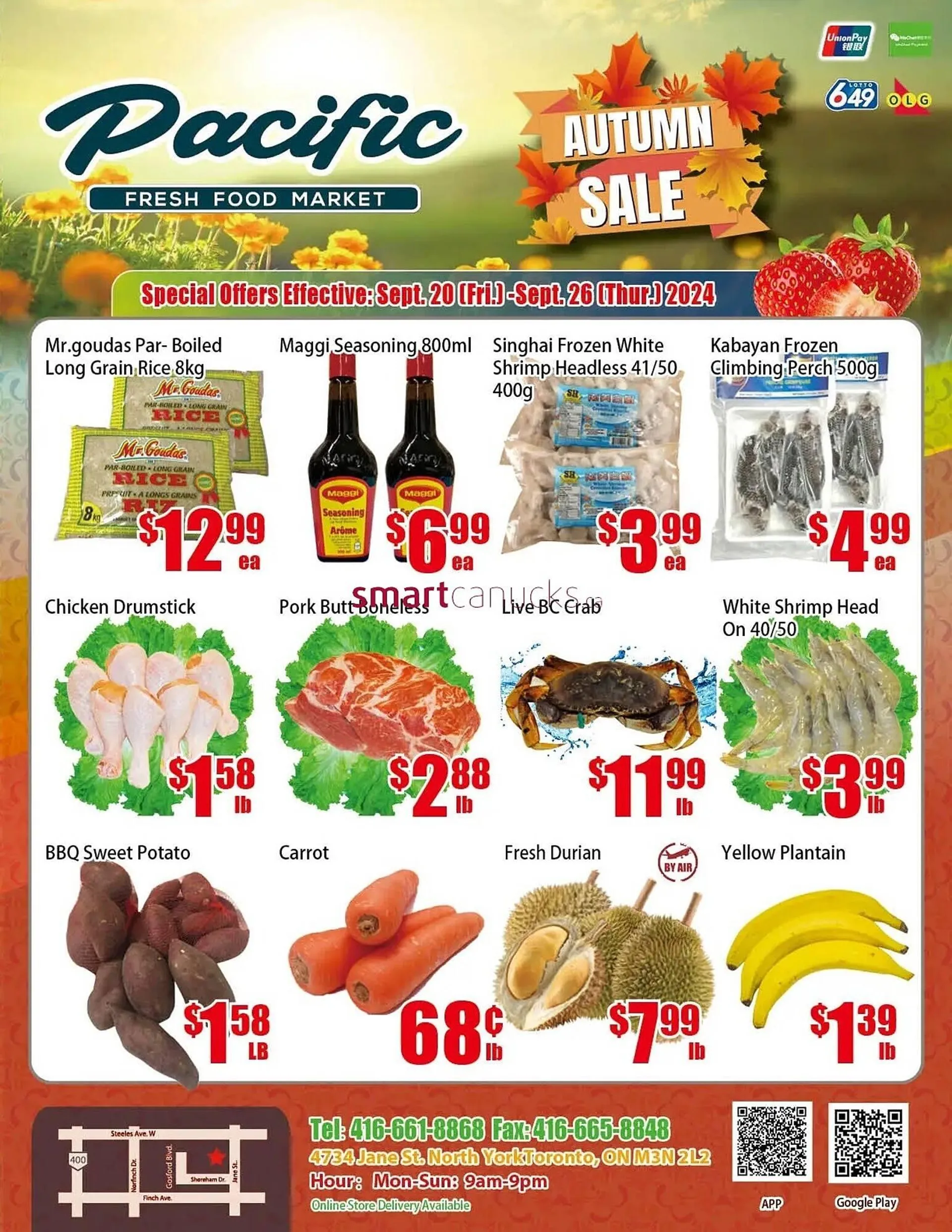 New Pacific Supermarket flyer - 1