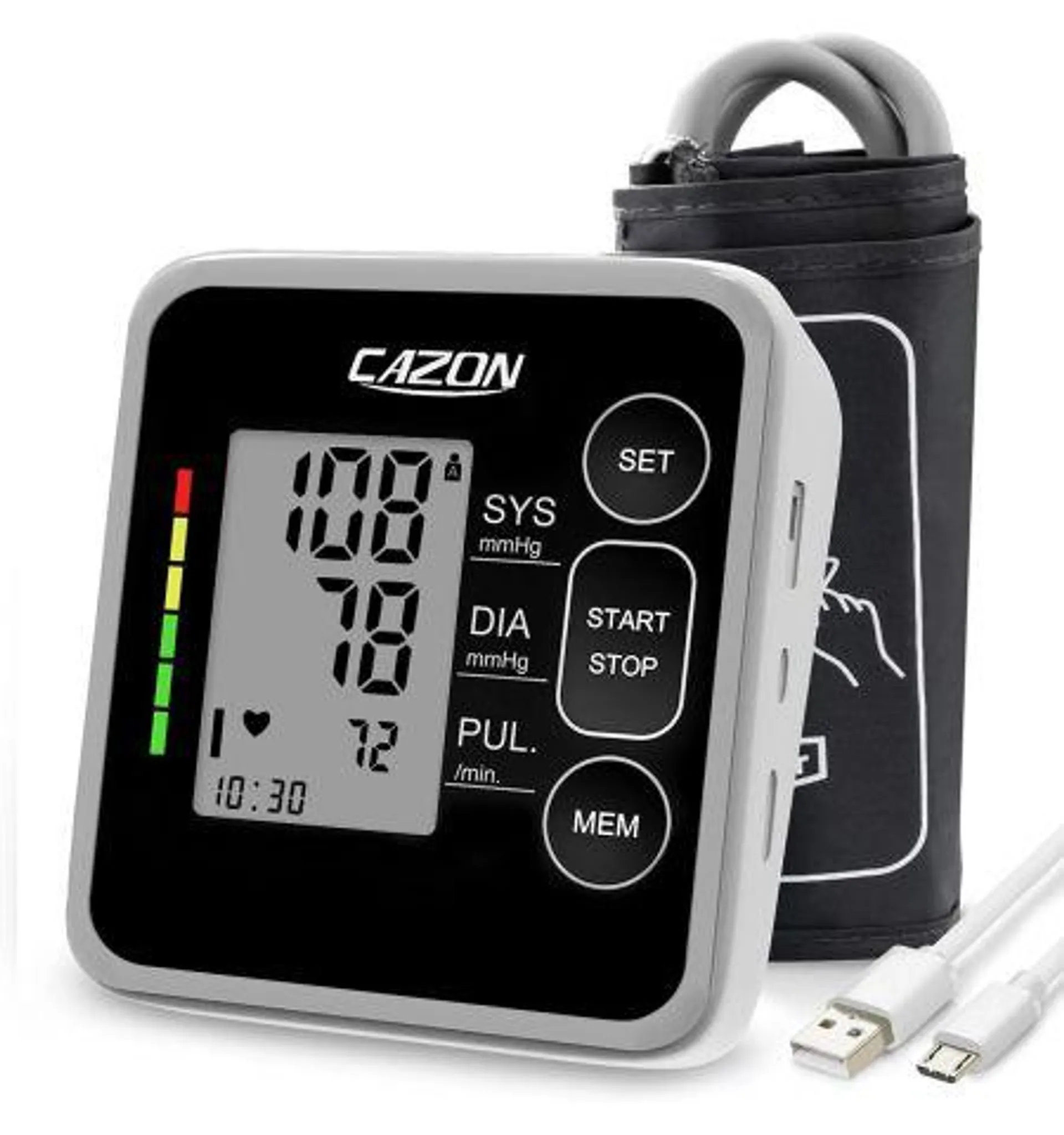 Cazon Upper Arm Intelligent Blood Pressure Monitor