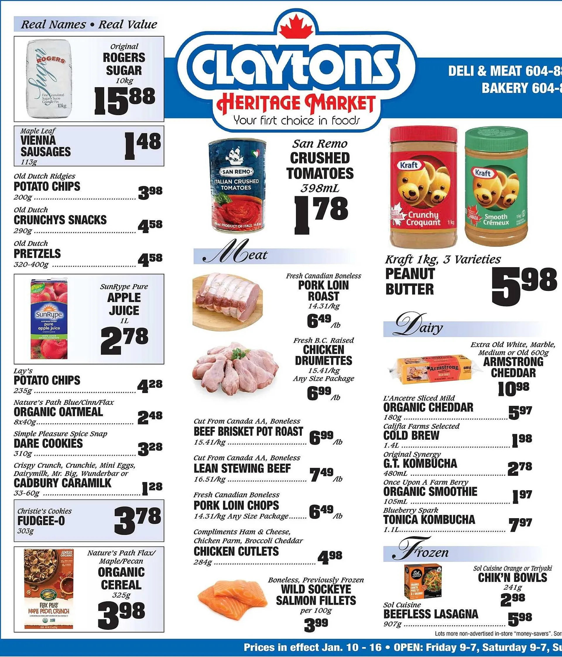 Claytons Heritage Market flyer - 1