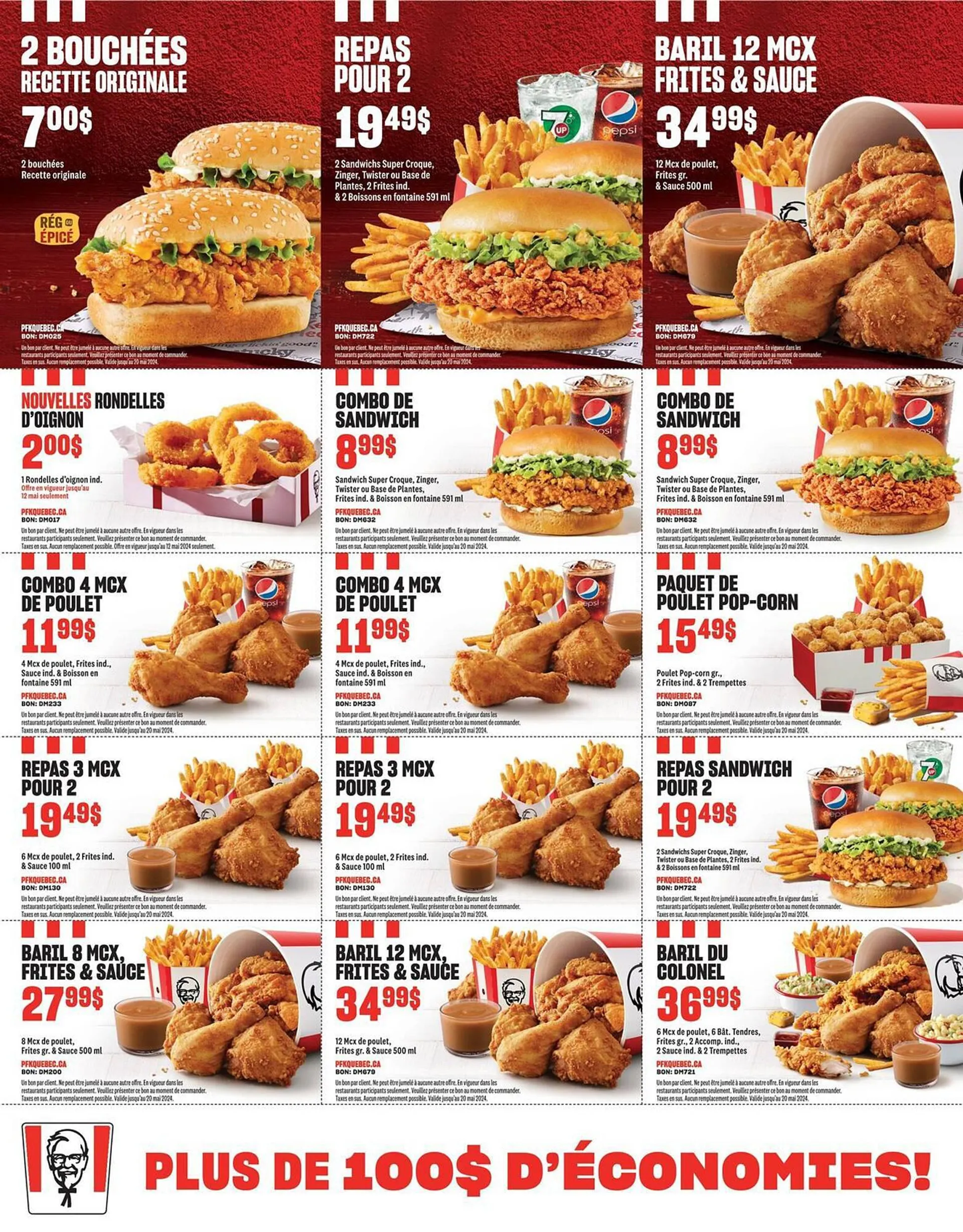 KFC flyer from March 26 to May 12 2024 - flyer page 2