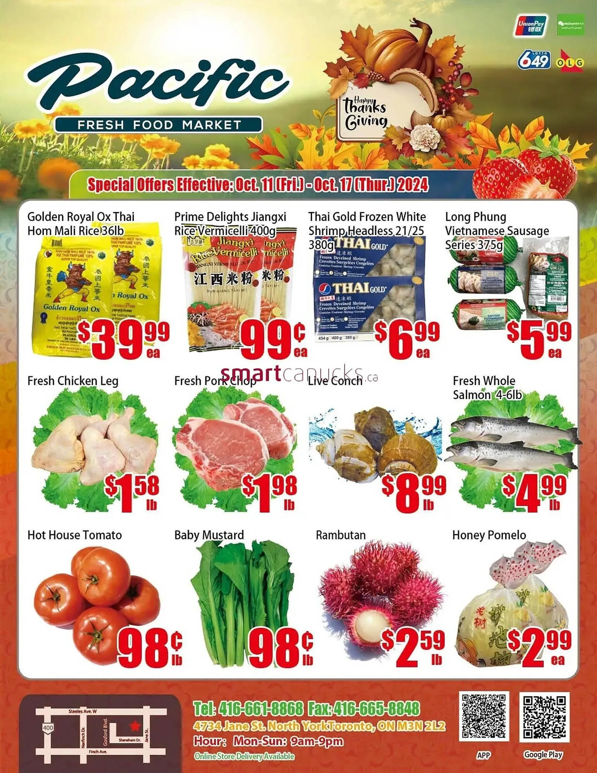 New Pacific Supermarket flyer - 1