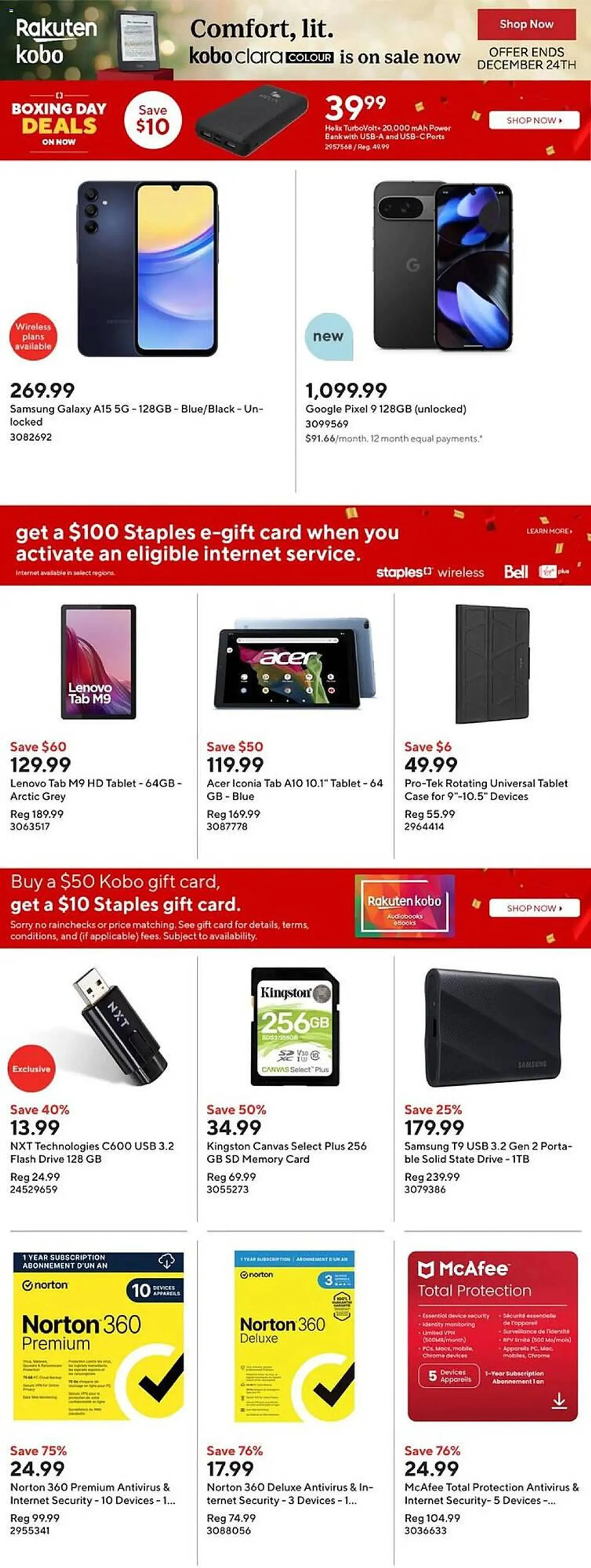 Staples flyer from December 11 to December 17 2024 - flyer page 16