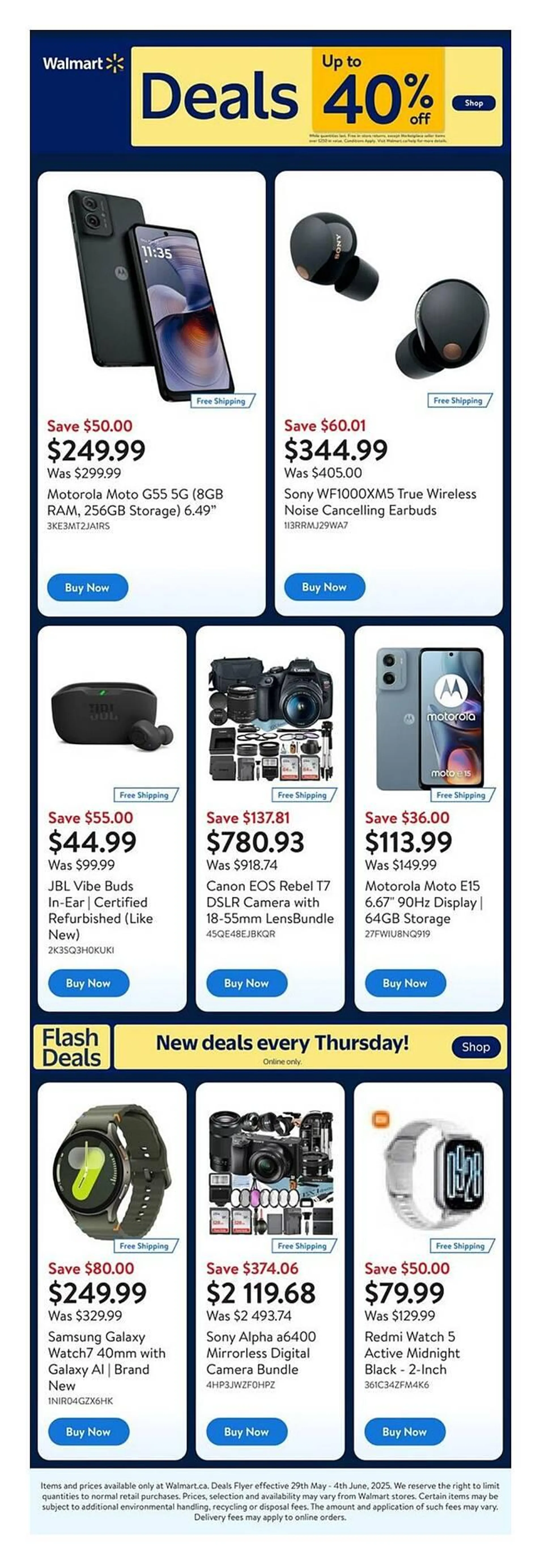 Walmart flyer from May 29 to June 4 2025 - flyer page 1