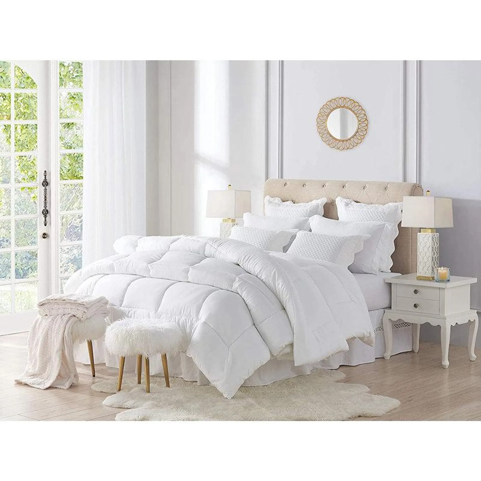 1800 Series White Down-Alternative Duvet Insert