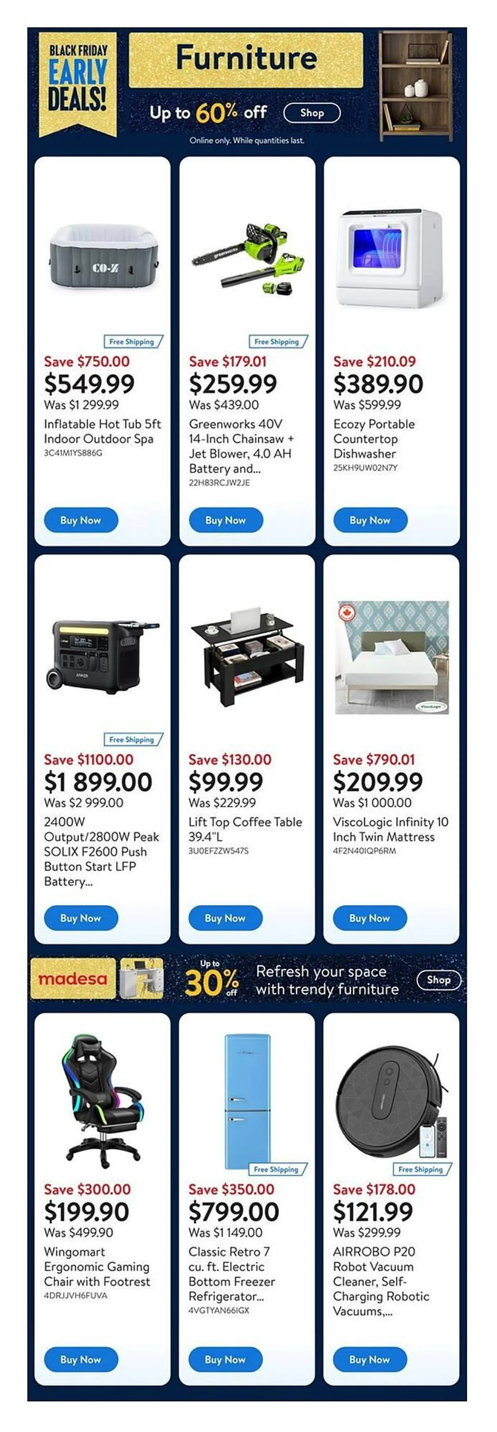 Walmart flyer from November 7 to November 13 2024 - flyer page 6