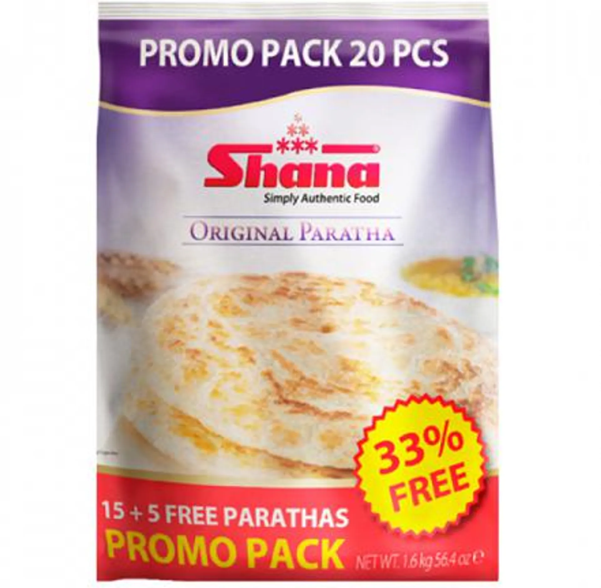 Shana paratha (original) - 20pcs