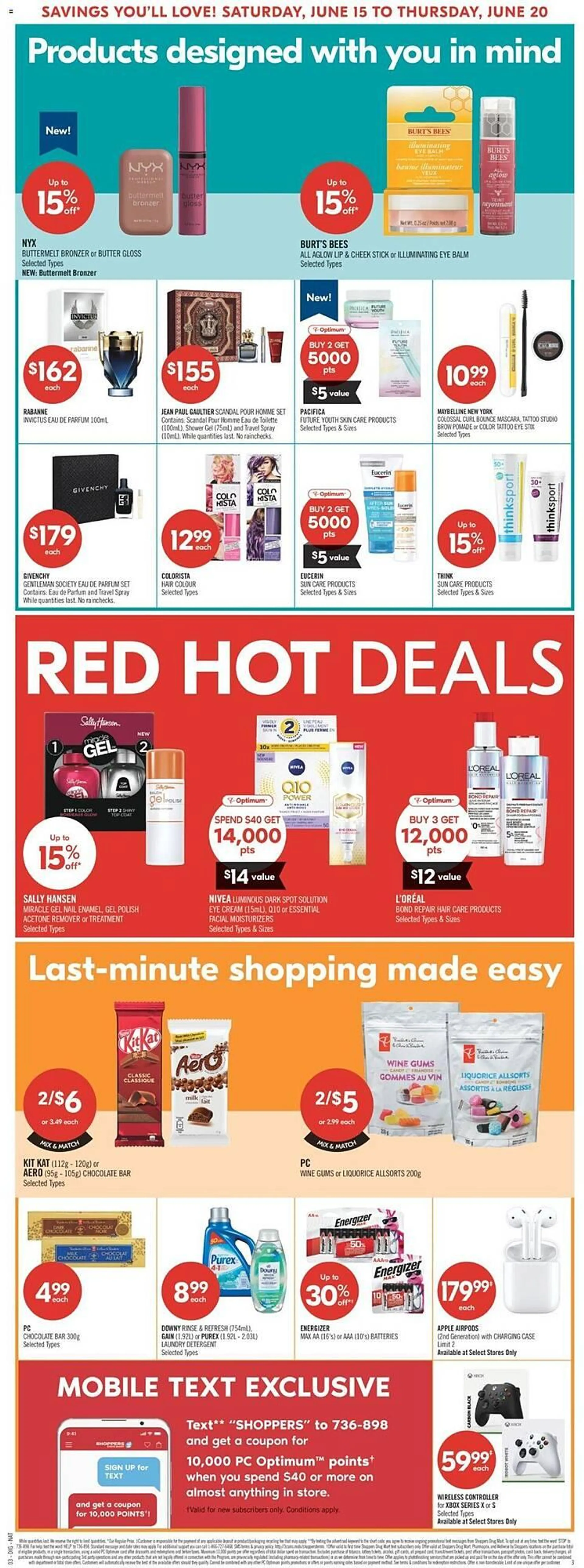 Shoppers Drug Mart flyer from June 15 to June 20 2024 - flyer page 15