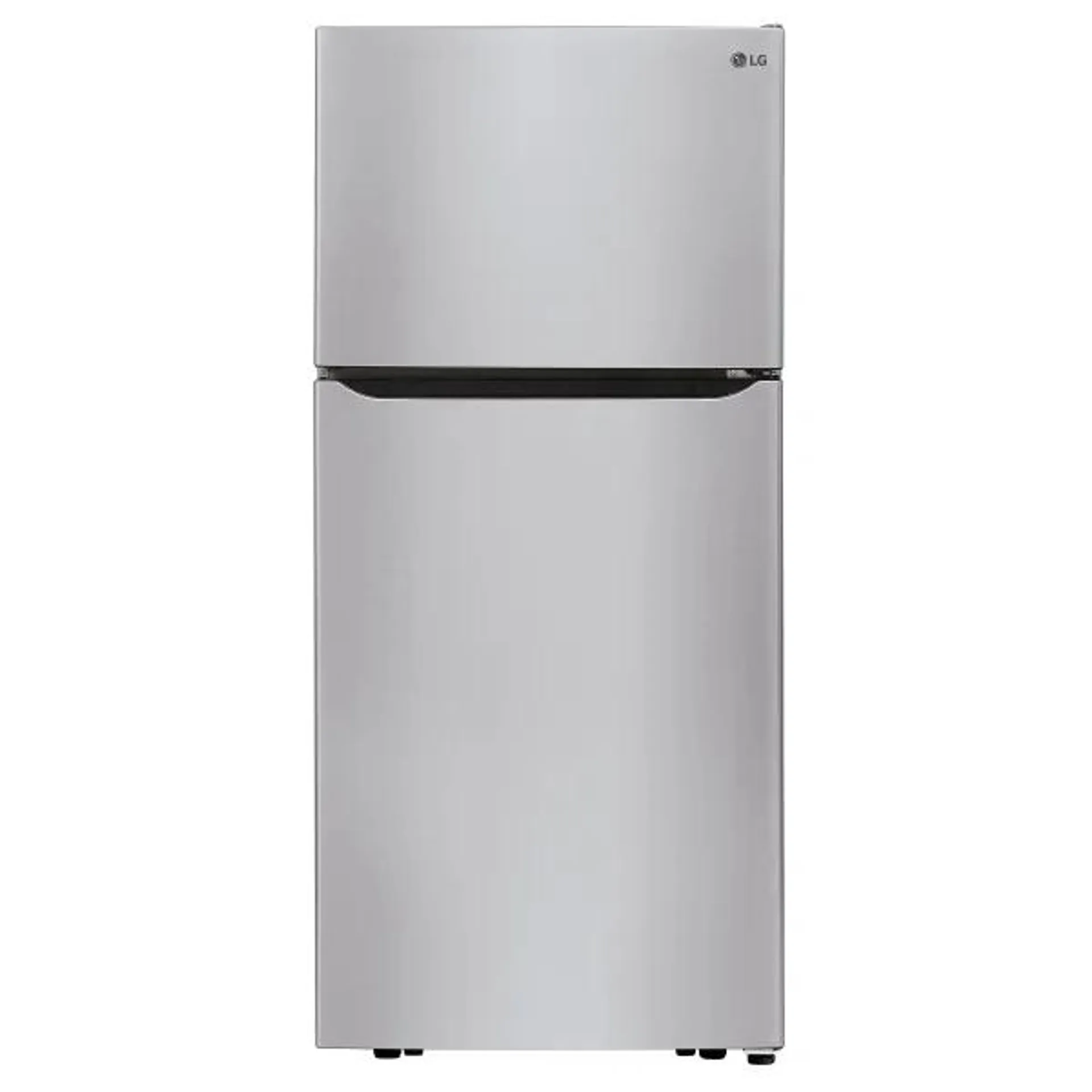 LG 30 in. 20 cu. ft. Stainless-steel Top-mount Refrigerator with Multi-air Flow Cooling