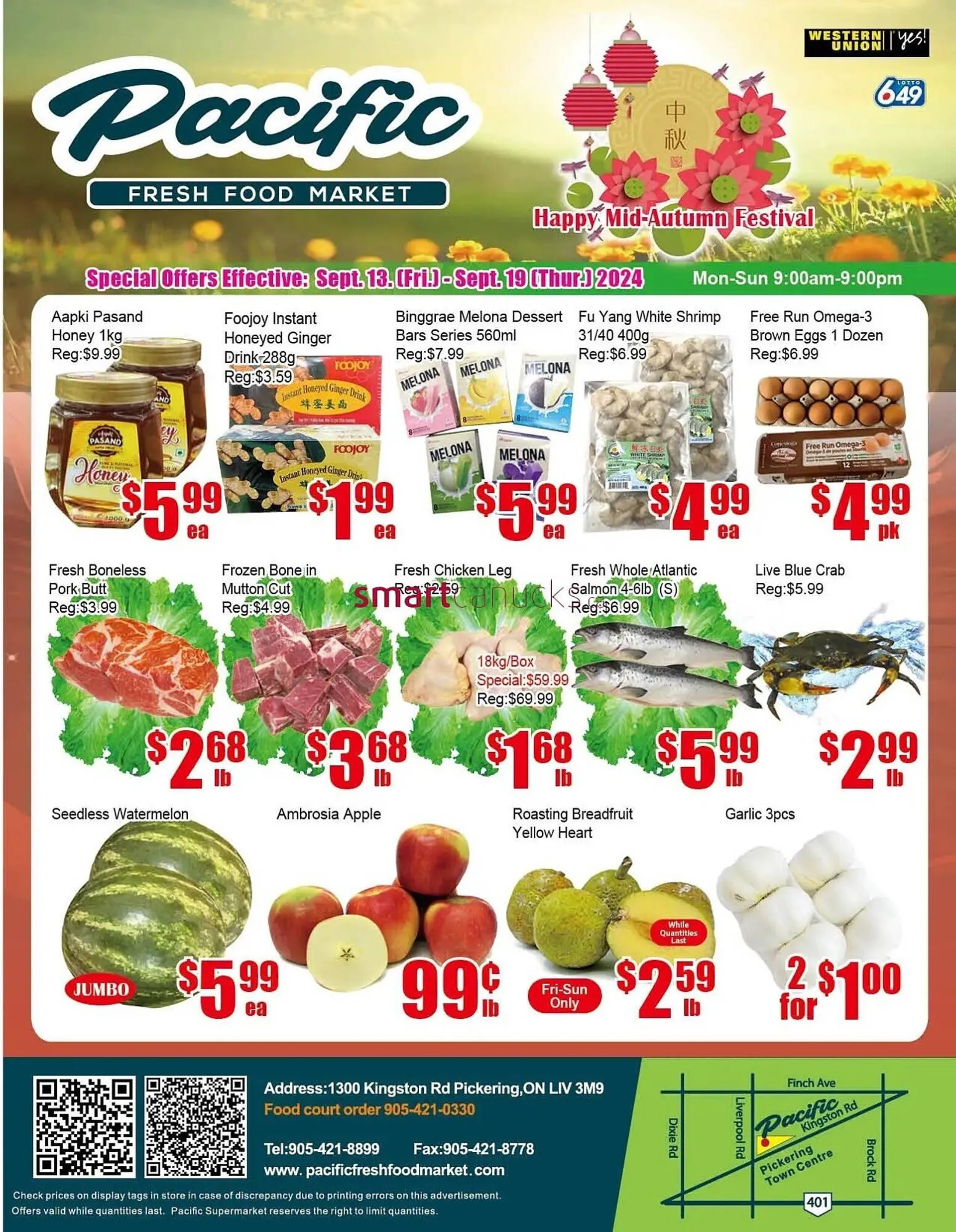 New Pacific Supermarket flyer - 1