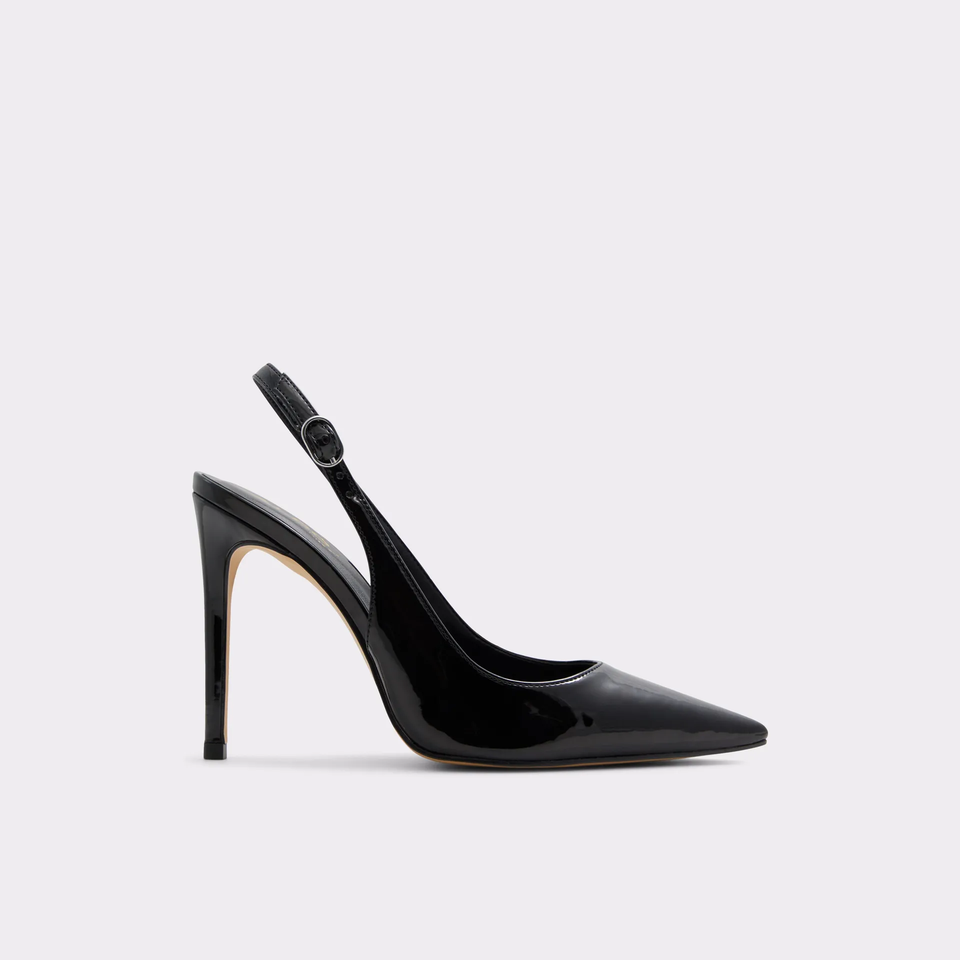 Black slingback pump - Stiletto heel