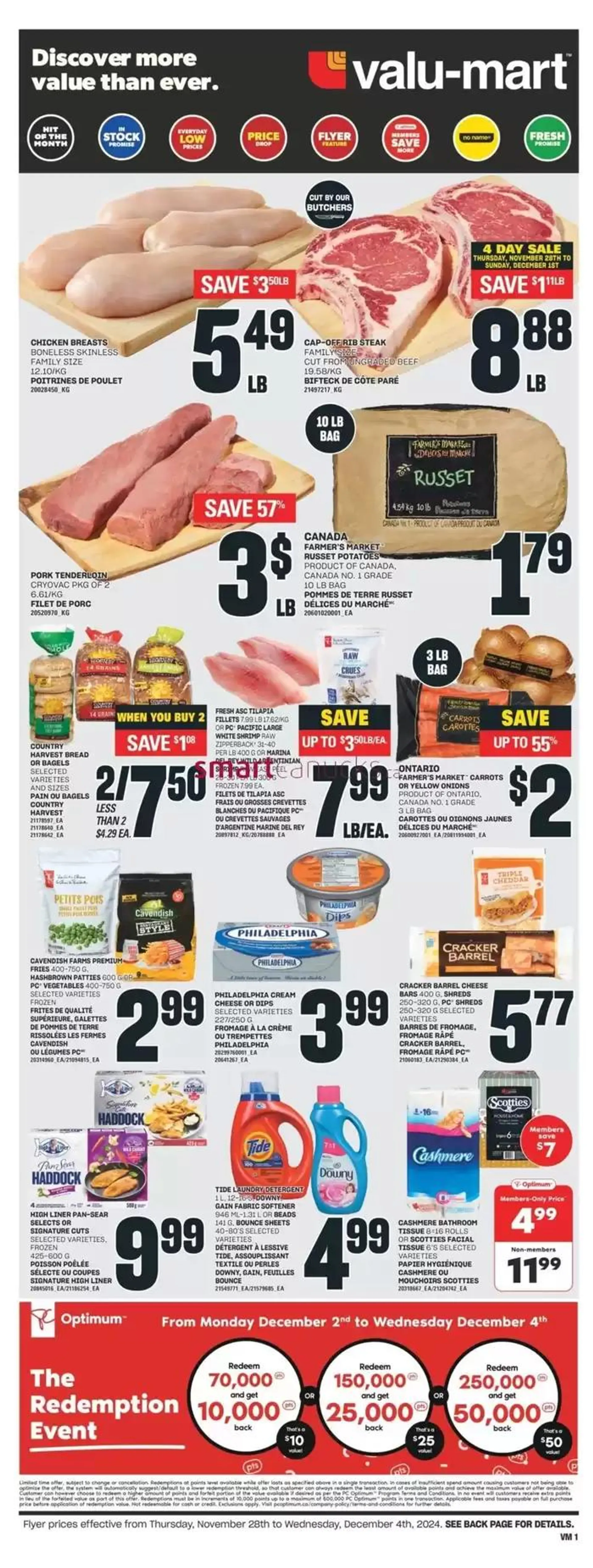 Valu-mart weeky flyer from November 28 to December 4 2024 - flyer page 2