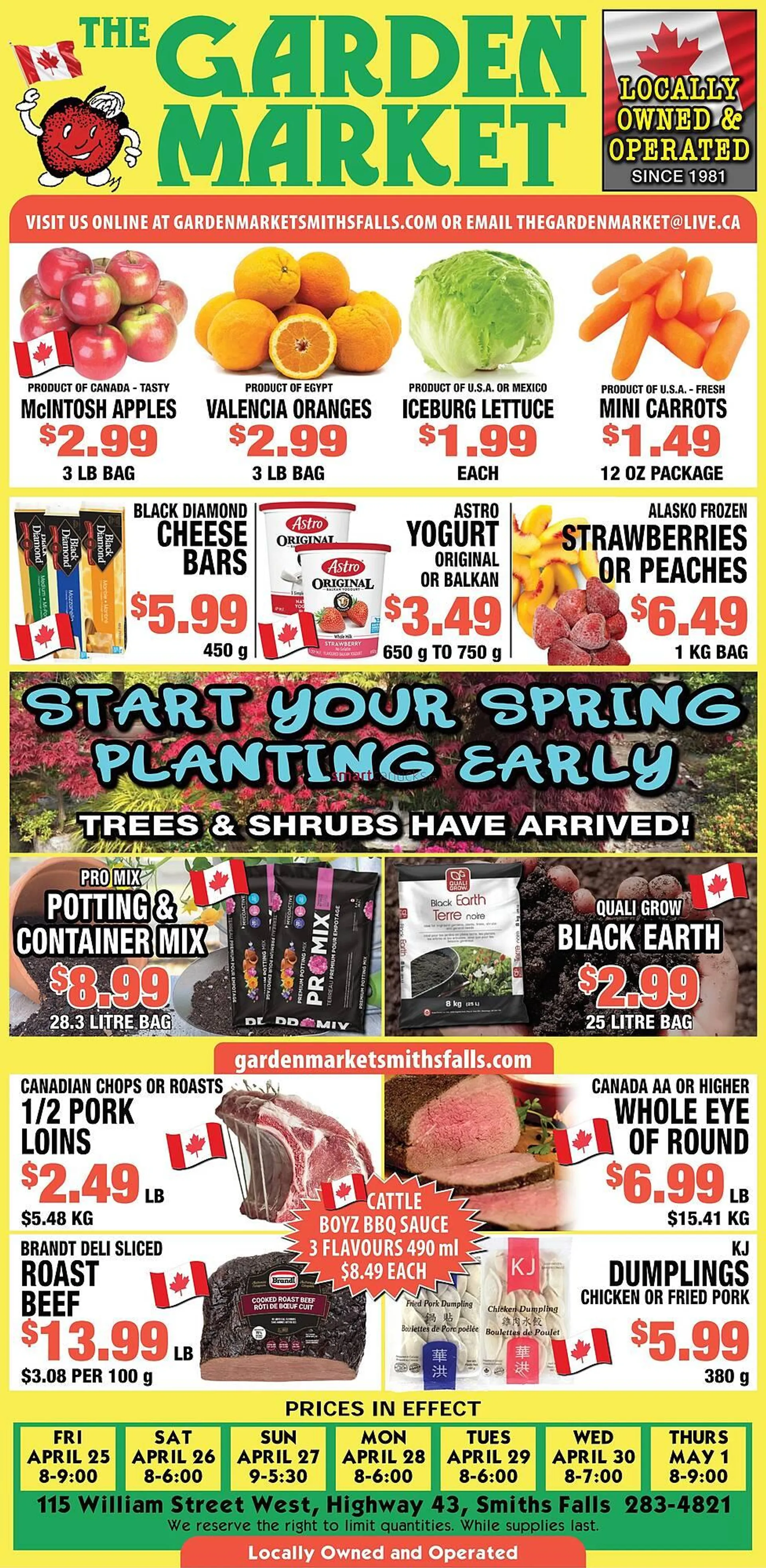 The Garden Market flyer - 1