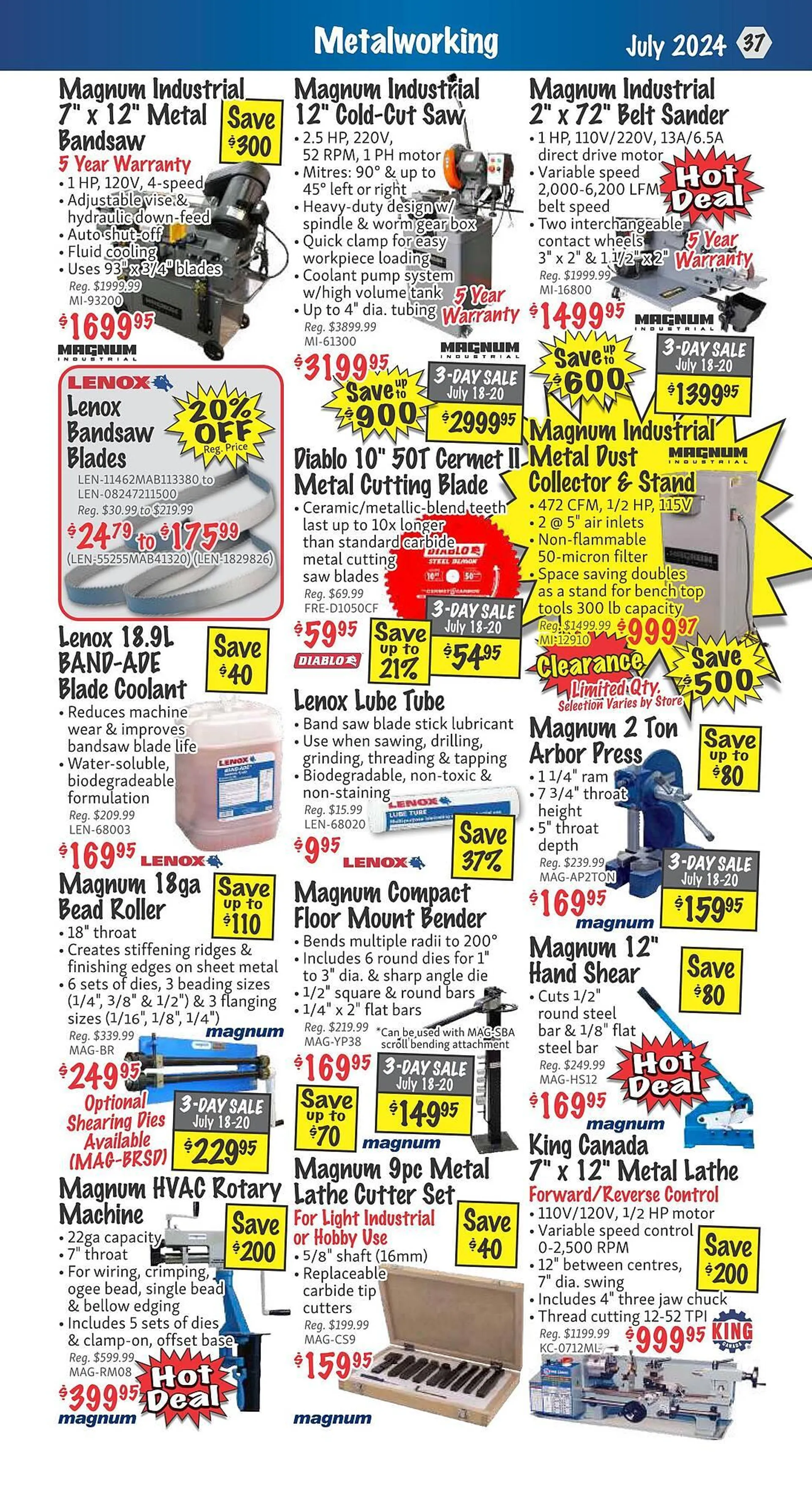 KMS Tools flyer from June 27 to July 31 2024 - flyer page 37