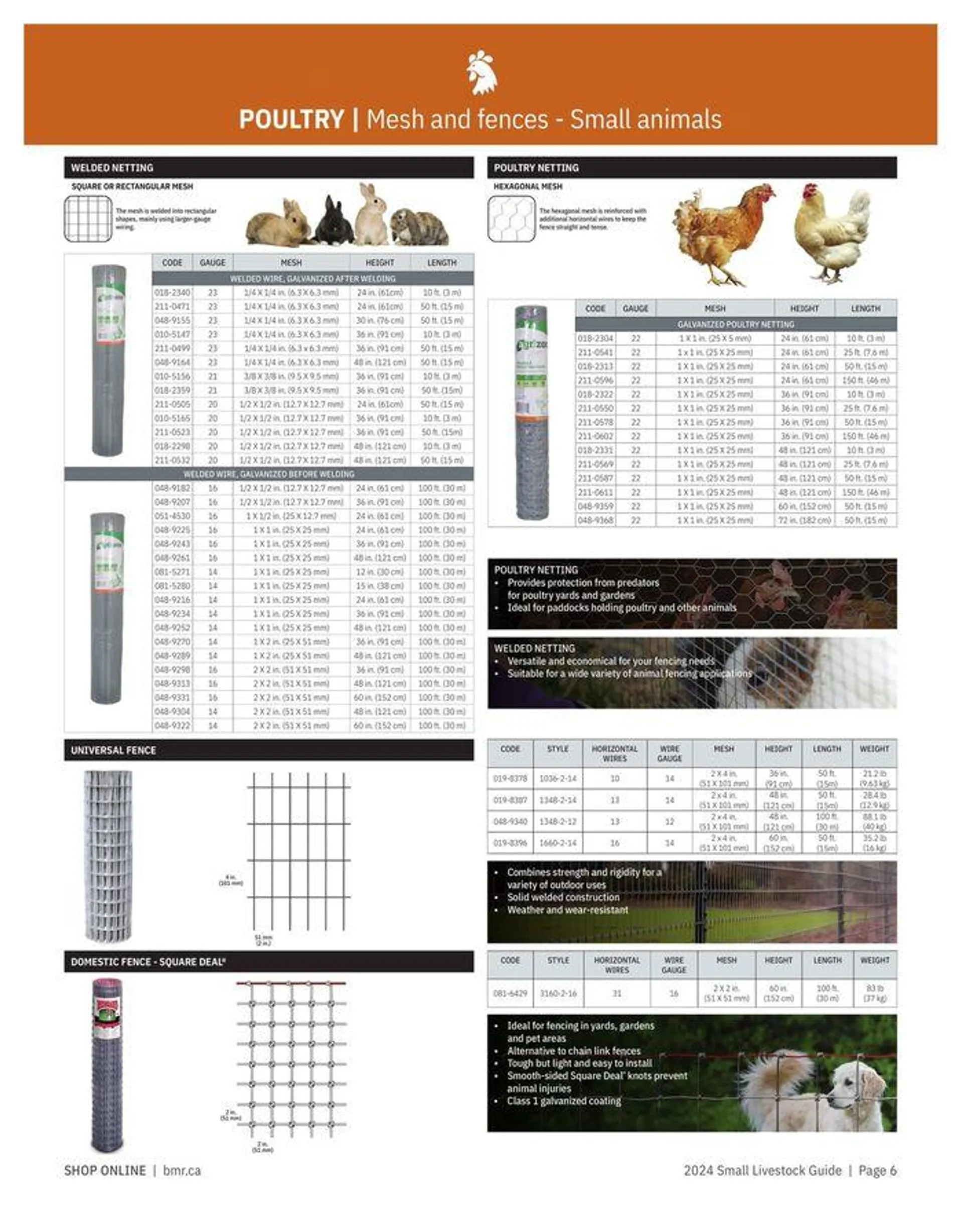 2024 Small Livestock Guide from April 25 to December 31 2024 - flyer page 6