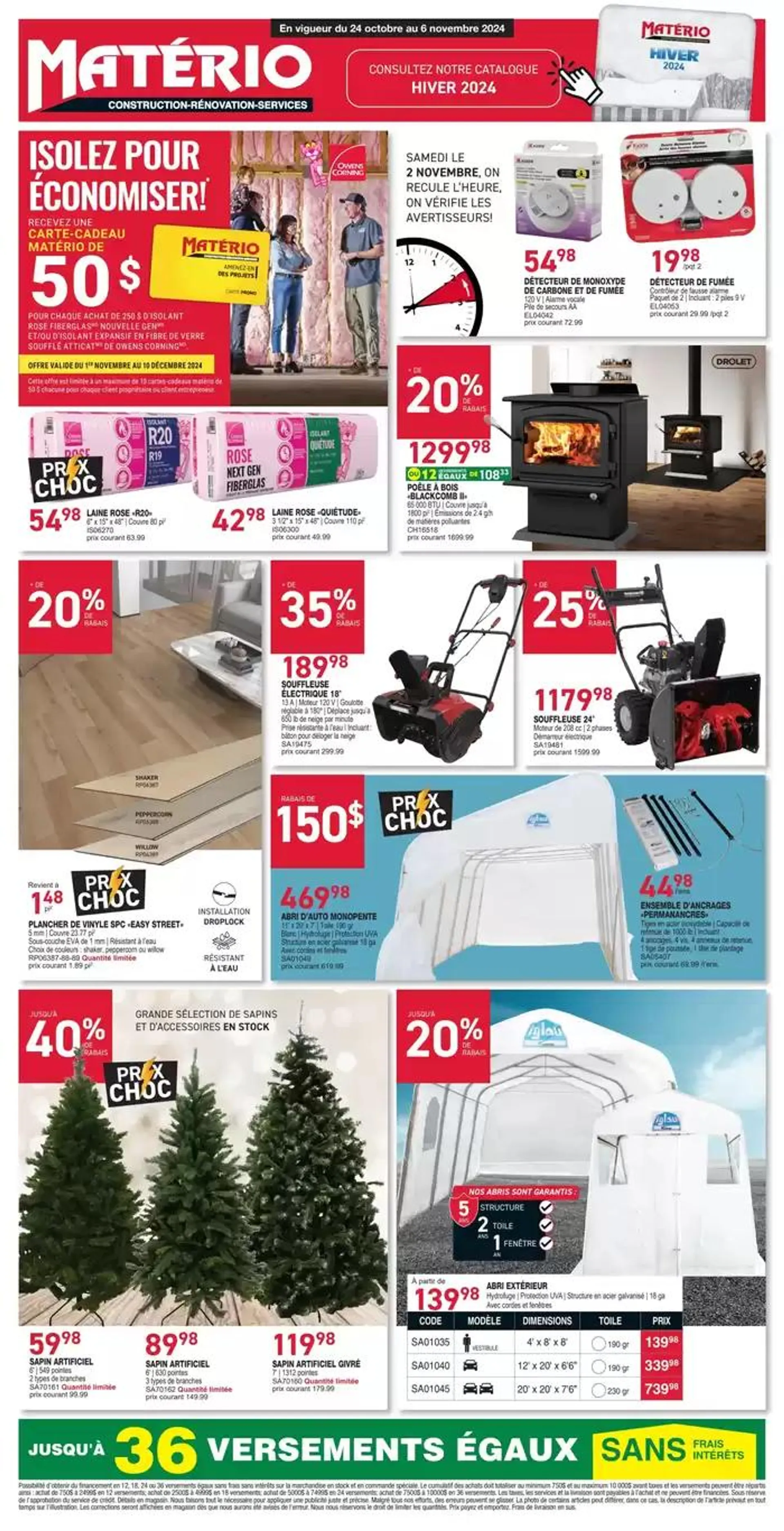 Current deals and offers from October 24 to November 6 2024 - flyer page 1