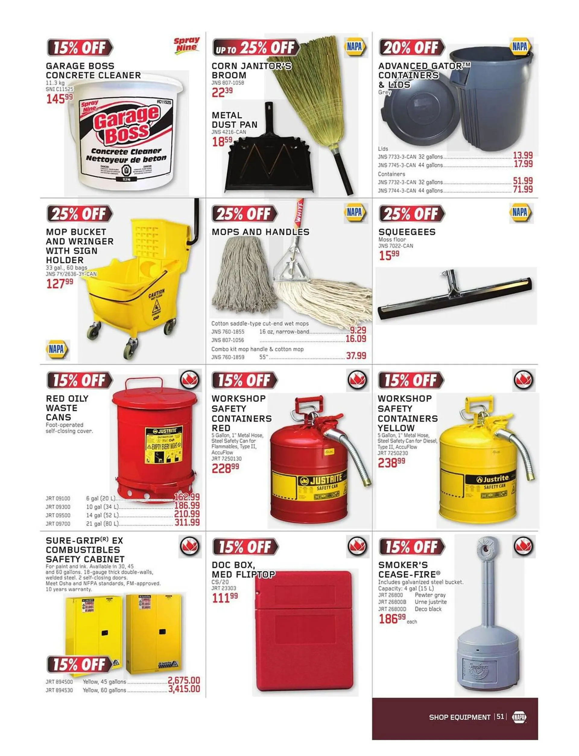 NAPA Auto Parts flyer from November 1 to December 31 2023 - flyer page 51