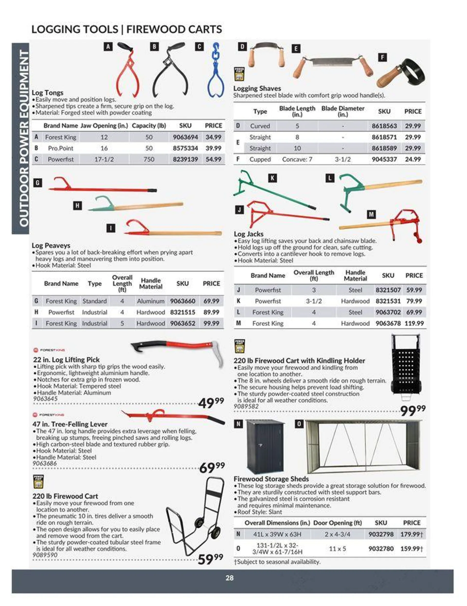 OUTDOOR POWER EQUIPMENT from April 23 to April 22 2025 - flyer page 28